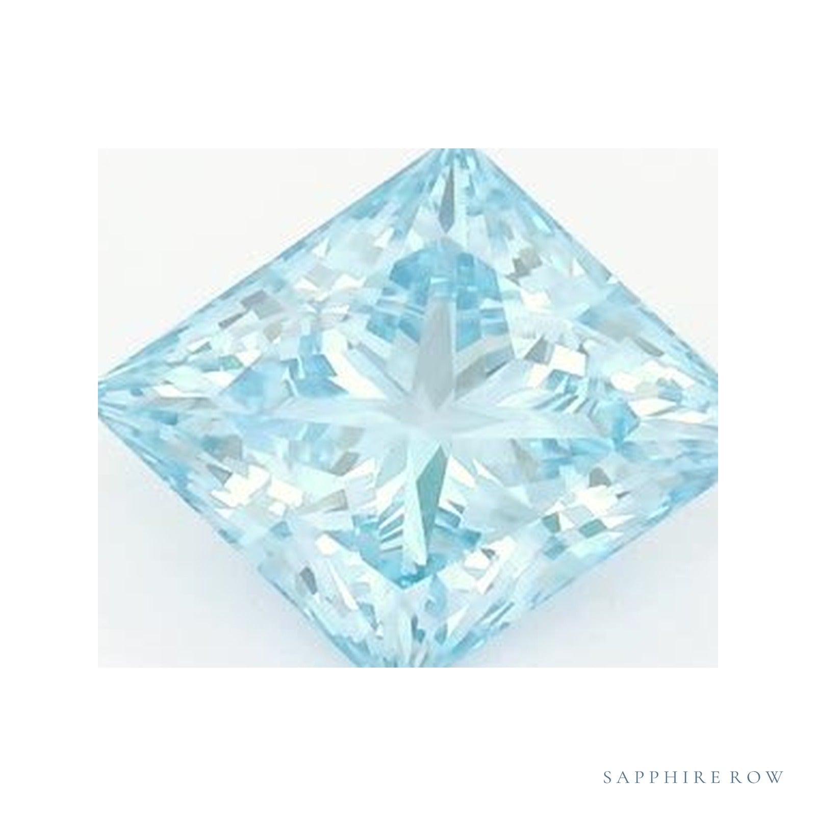 2.60 ct lab-grown diamond, square cut | Sapphire Row · cut4