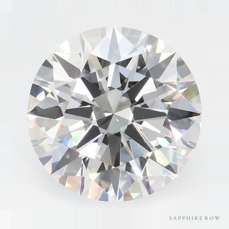 2.60 ct lab-grown diamond, round cut | Sapphire Row · cut7