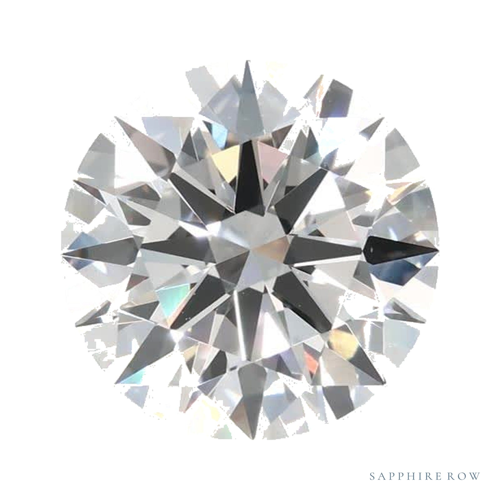 2.60 ct lab-grown diamond, round cut | Sapphire Row · cut4