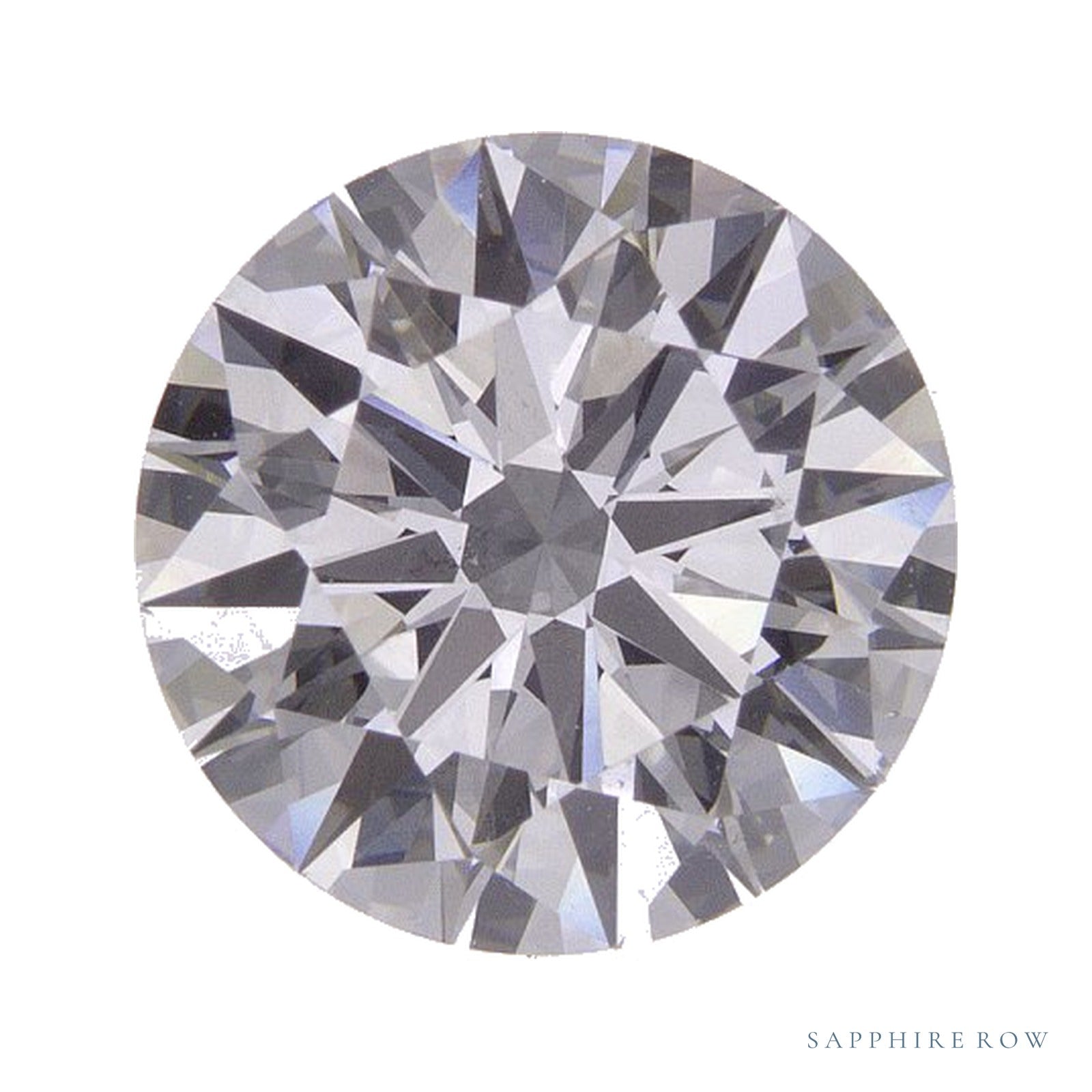 2.60 ct lab-grown diamond, round cut | Sapphire Row · cut4