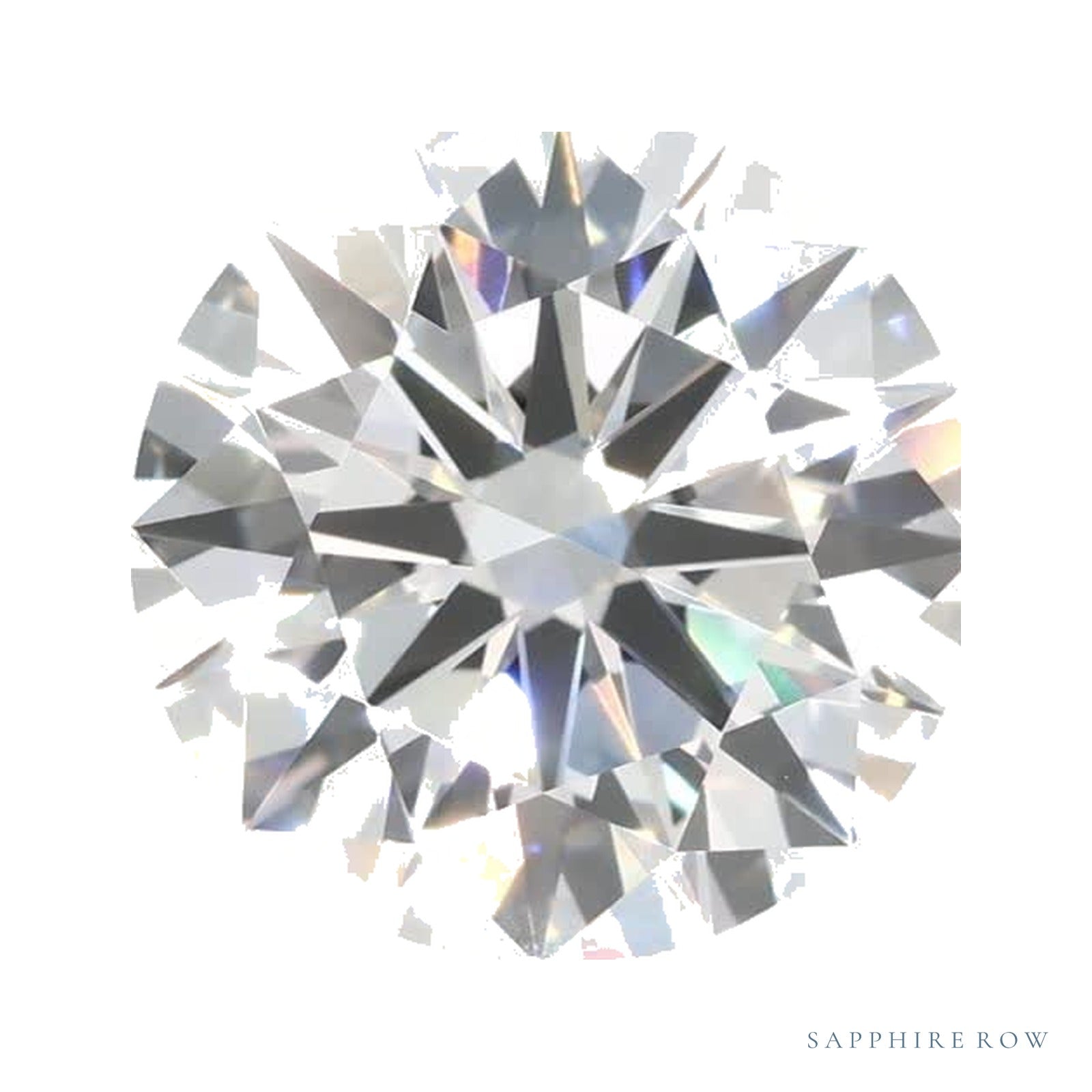 2.60 ct Round Lab-Grown Diamond – E VVS2 — Sapphire Row · cut · cut2 · cut3 · cut4
