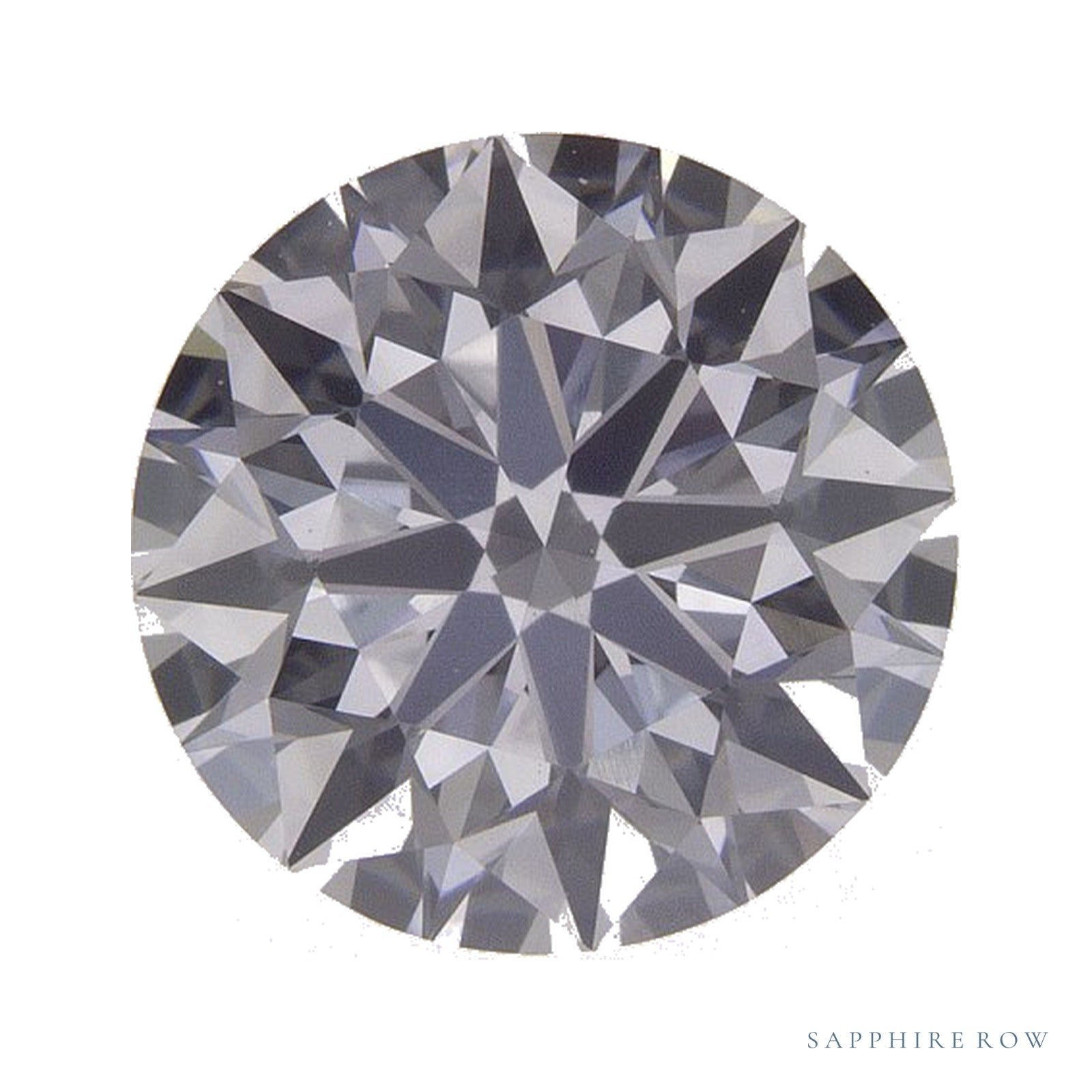 2.59 ct natural diamond, round cut | Sapphire Row