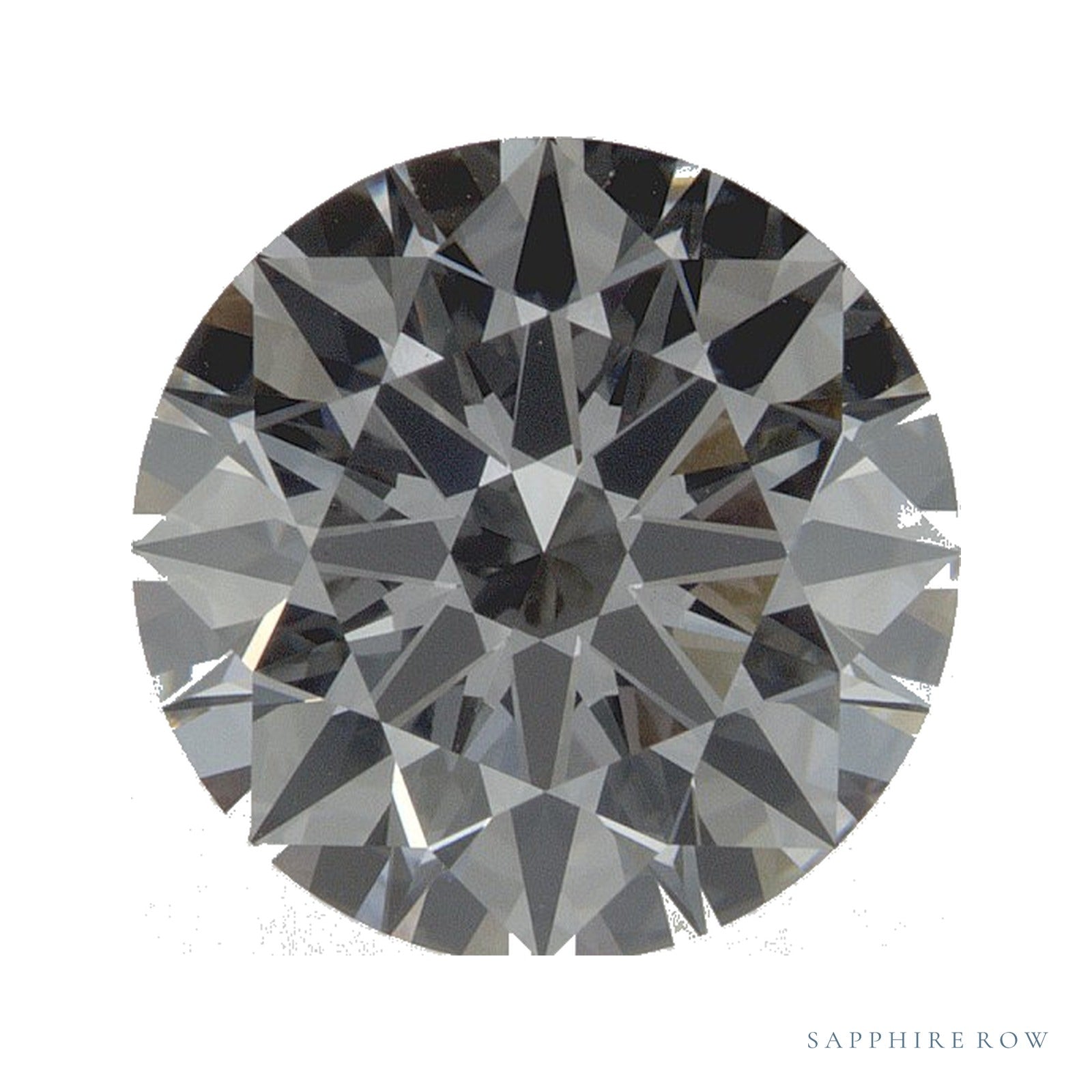 2.59 ct lab-grown diamond, round cut | Sapphire Row · cut4