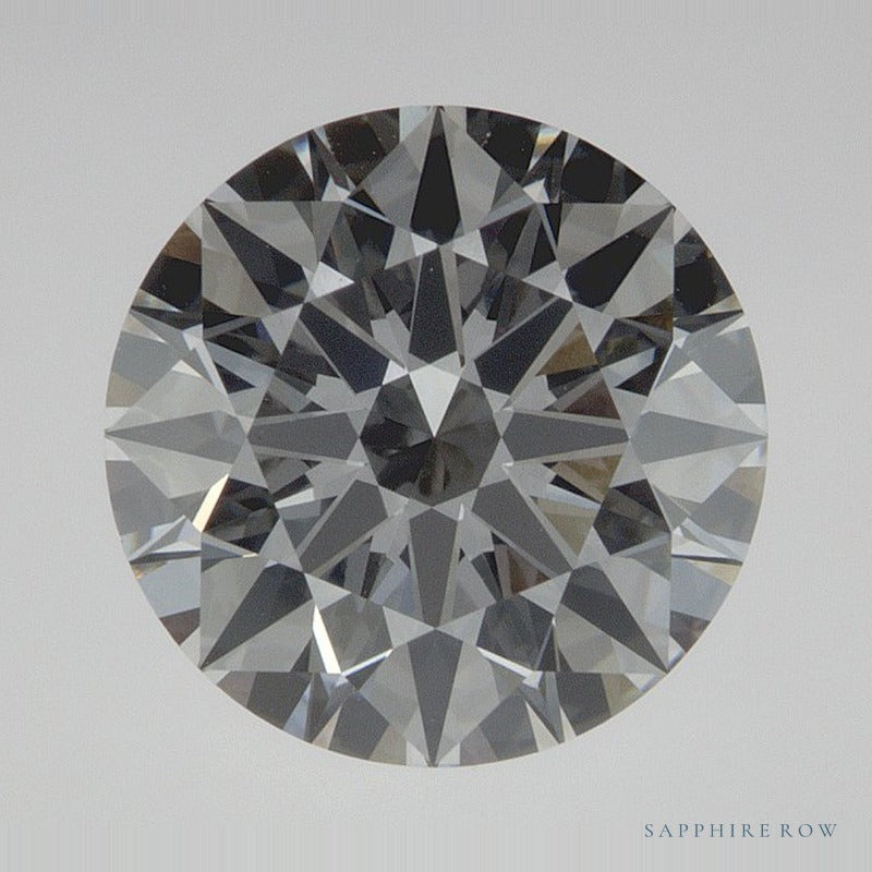 2.59 ct lab-grown diamond, round cut | Sapphire Row · cut7