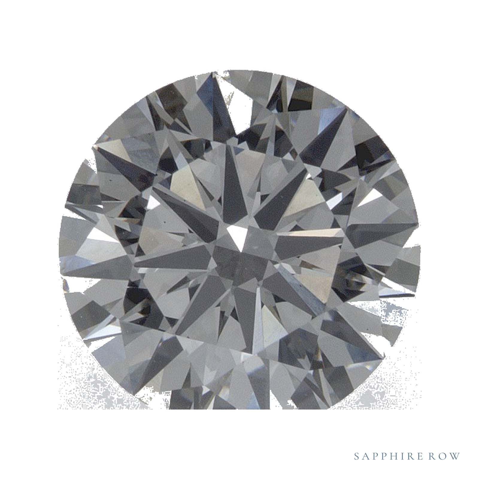 2.59 ct lab-grown diamond, round cut | Sapphire Row · cut4