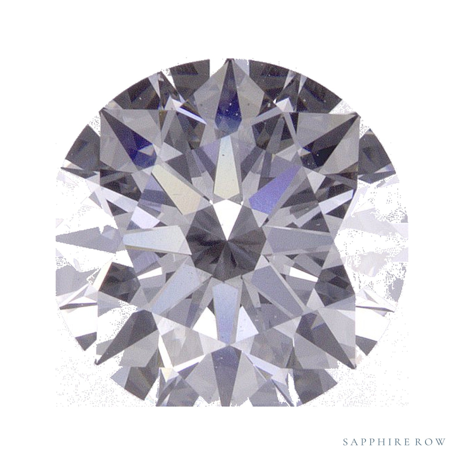 2.59 ct lab-grown diamond, round cut | Sapphire Row · cut4