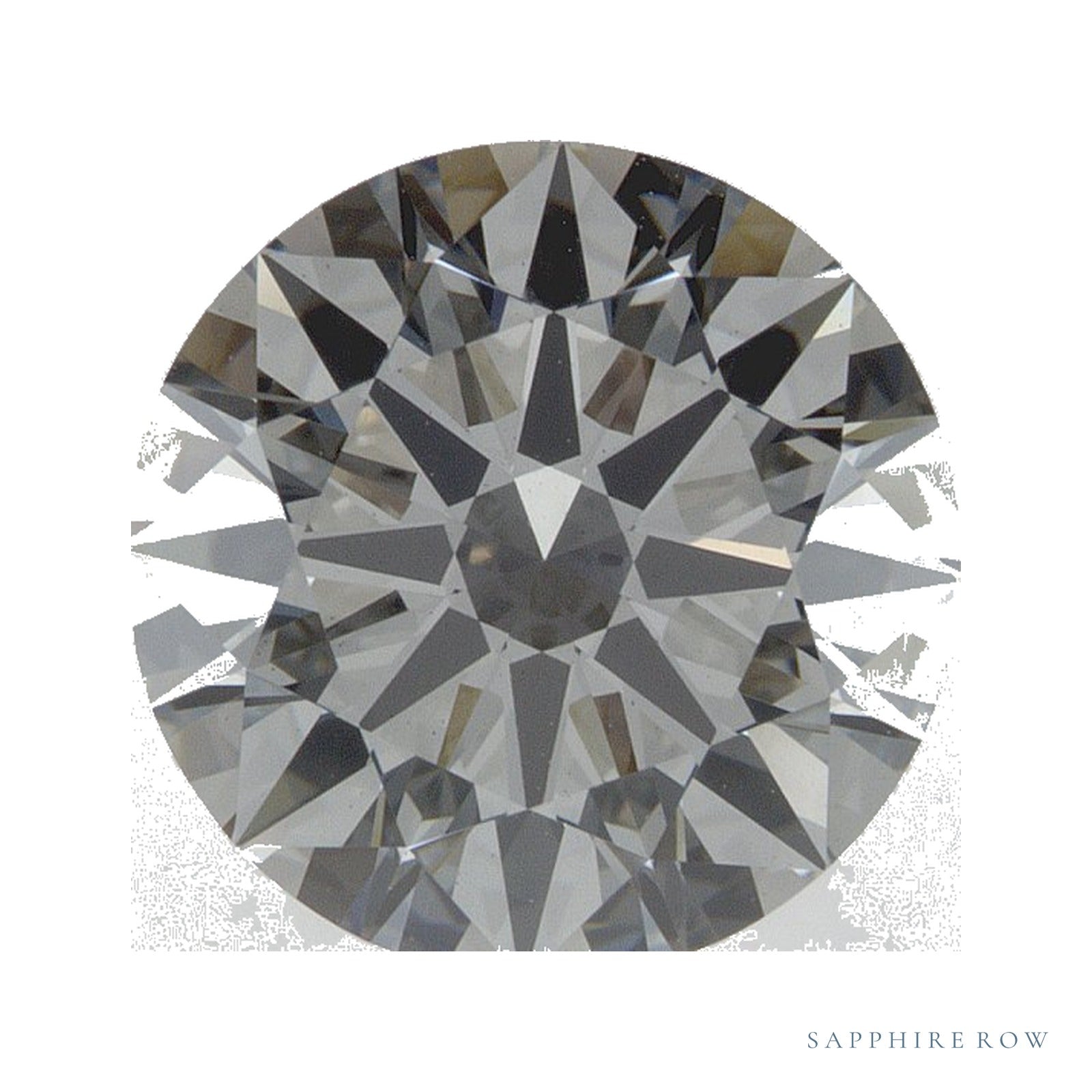 2.58 ct lab-grown diamond, round cut | Sapphire Row · cut4