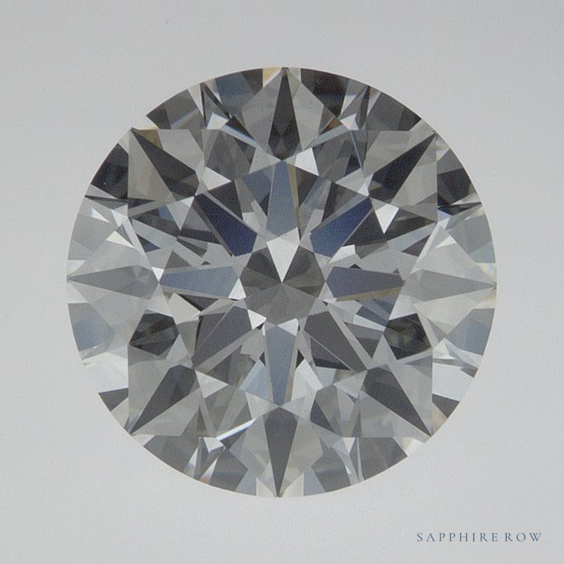 2.58 ct lab-grown diamond, round cut | Sapphire Row · cut7