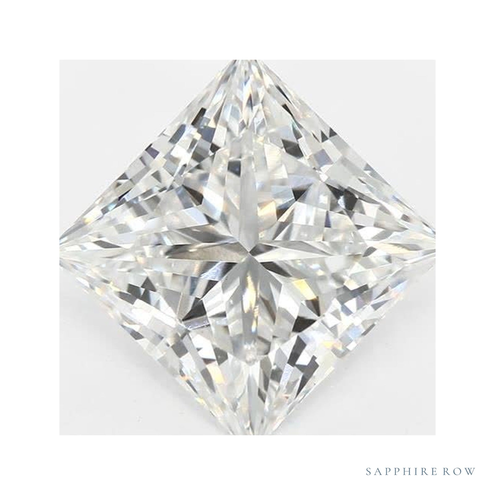2.58 ct lab-grown diamond, square cut | Sapphire Row · cut4