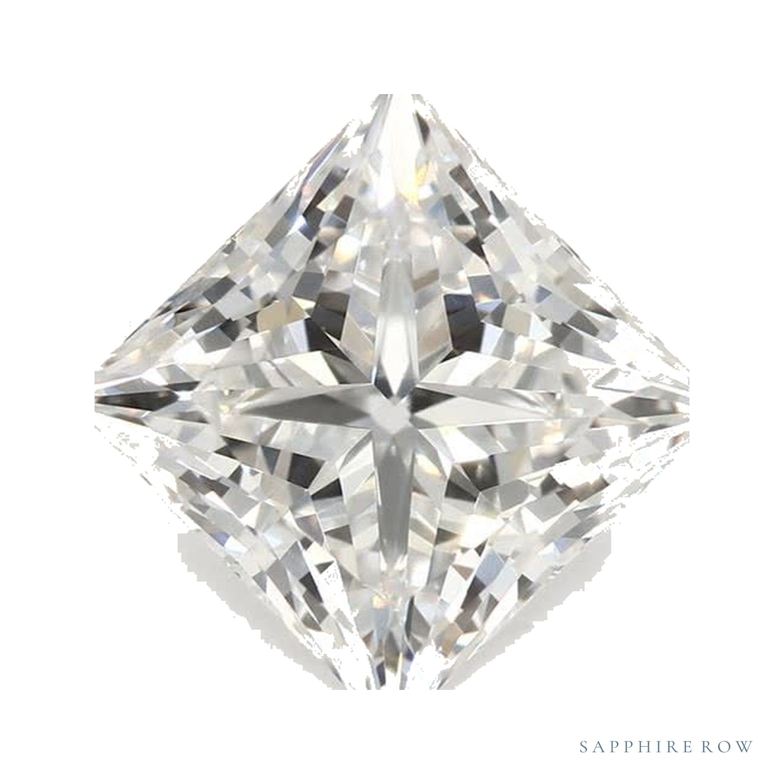 2.58 ct Square Lab-Grown Diamond – E VS1 — Sapphire Row · cut · cut2 · cut3 · cut4