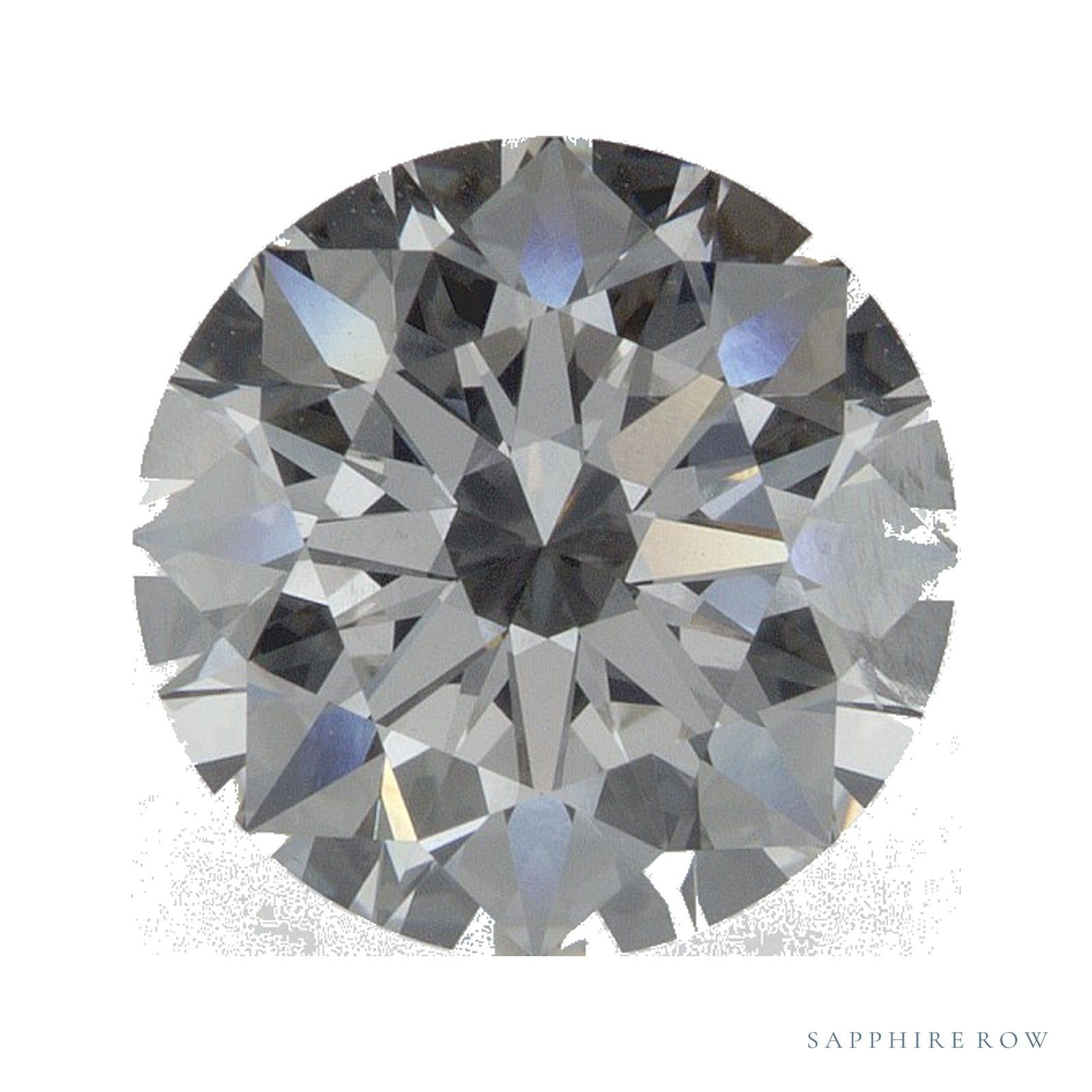 2.58 ct lab-grown diamond, round cut | Sapphire Row · cut4