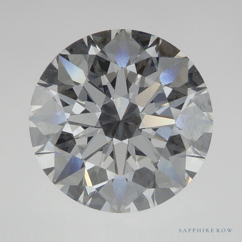 2.58 ct lab-grown diamond, round cut | Sapphire Row · cut7