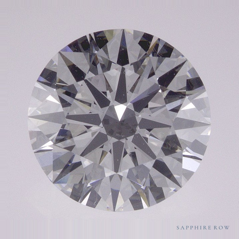 2.58 ct lab-grown diamond, round cut | Sapphire Row · cut7