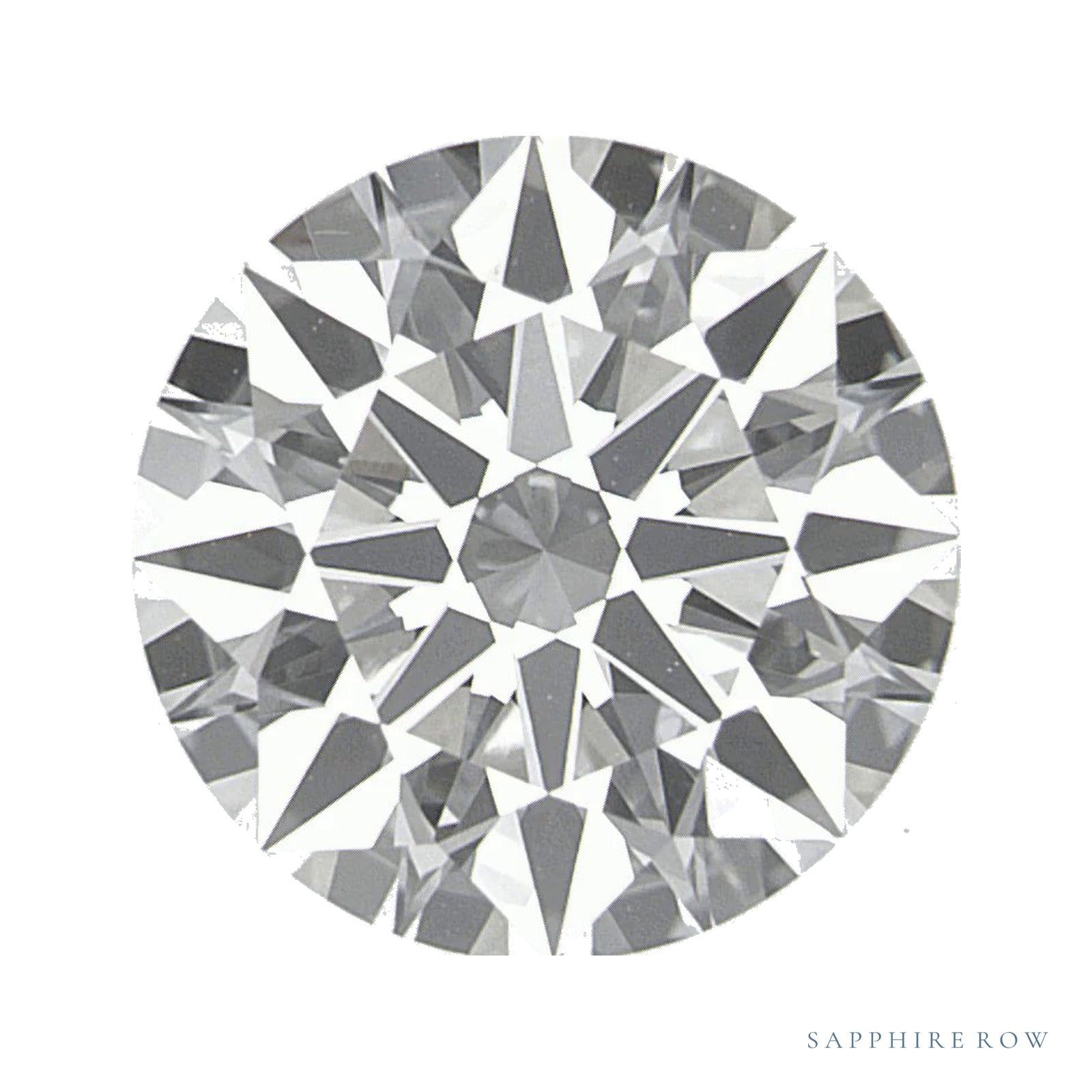 2.58 ct lab-grown diamond, round cut | Sapphire Row · cut4