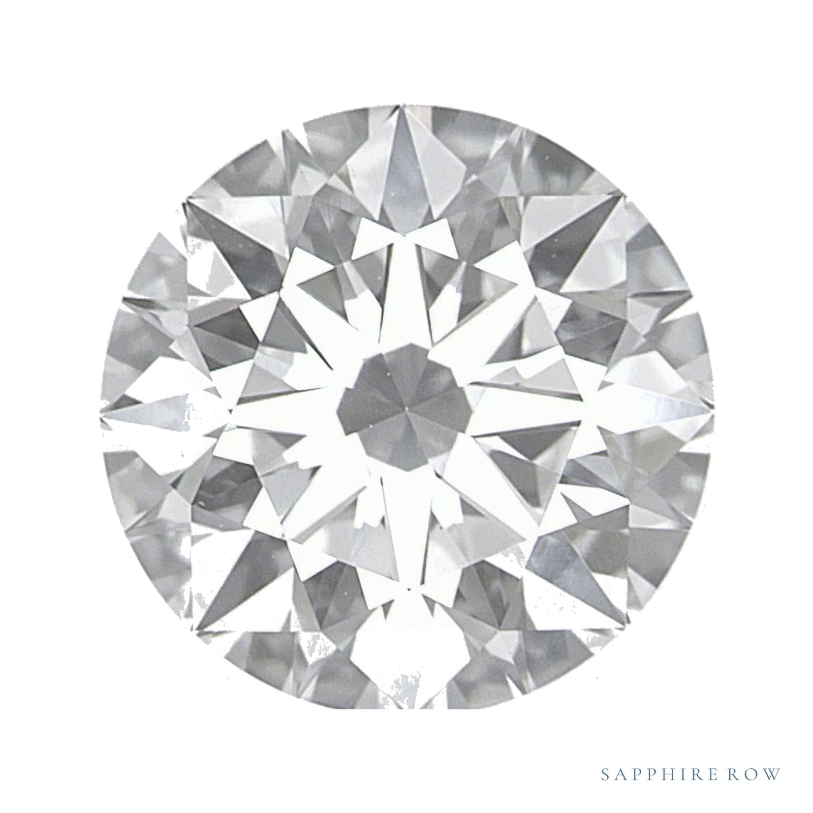 2.58 ct lab-grown diamond, round cut | Sapphire Row · cut4
