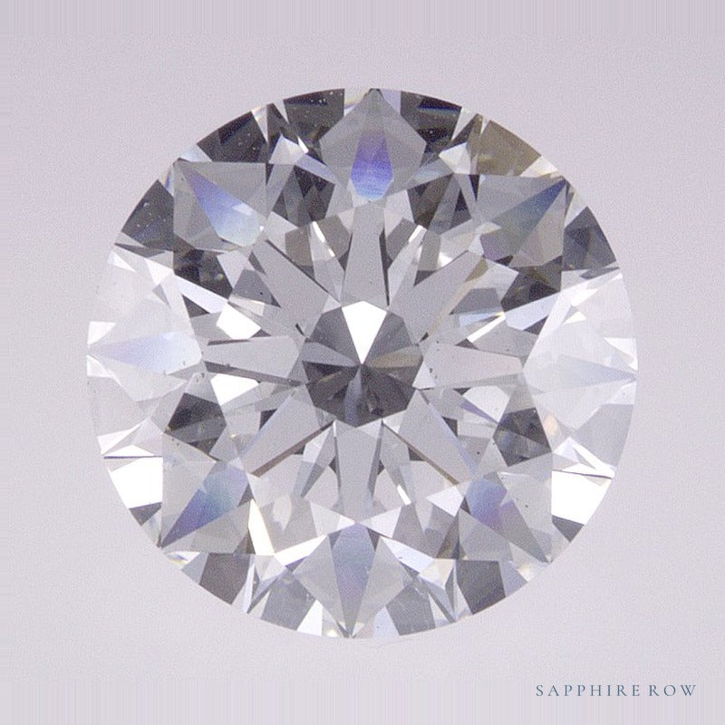 2.57 ct lab-grown diamond, round cut | Sapphire Row · cut7
