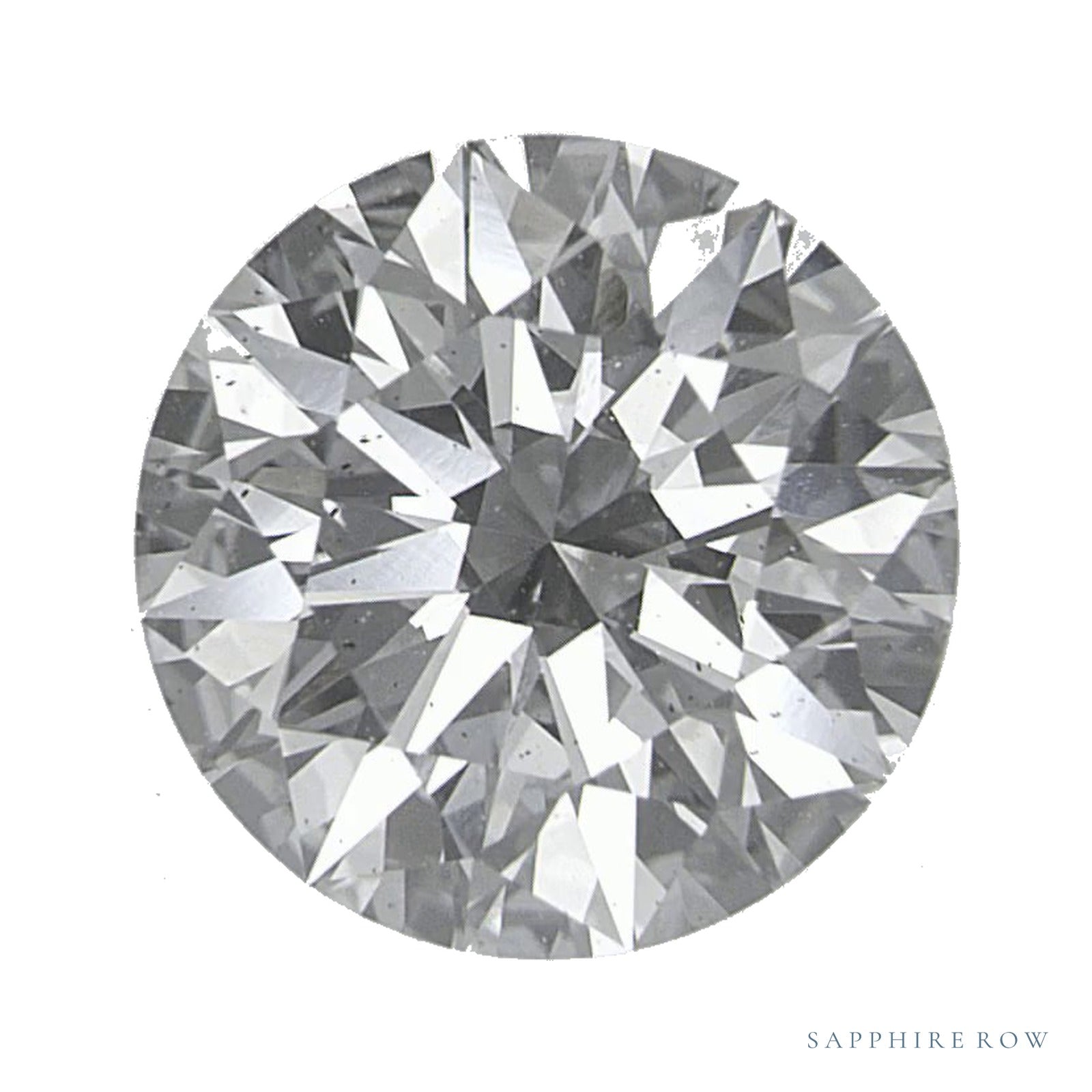 2.56 ct lab-grown diamond, round cut | Sapphire Row · cut4