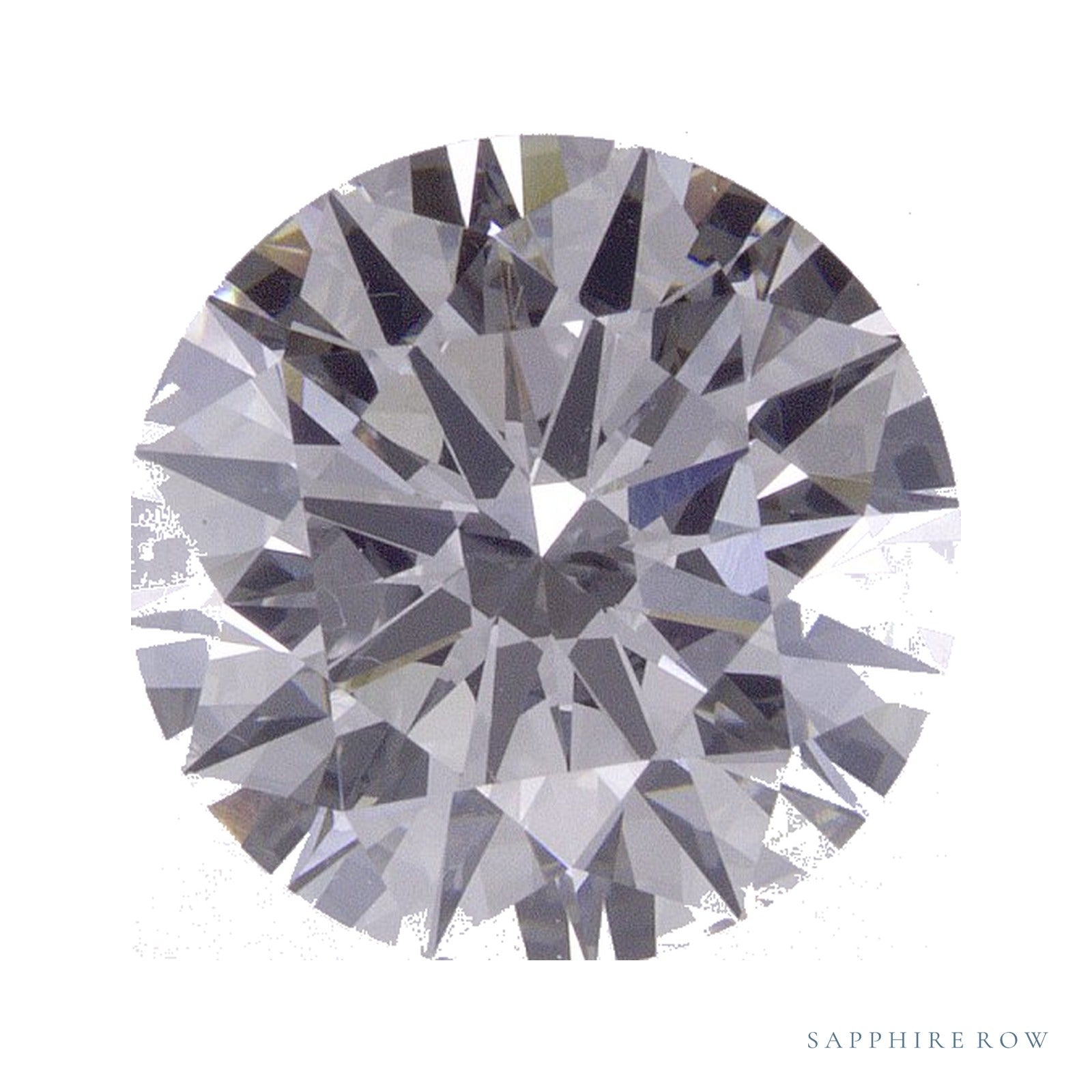 2.57 ct lab-grown diamond, round cut | Sapphire Row · cut4