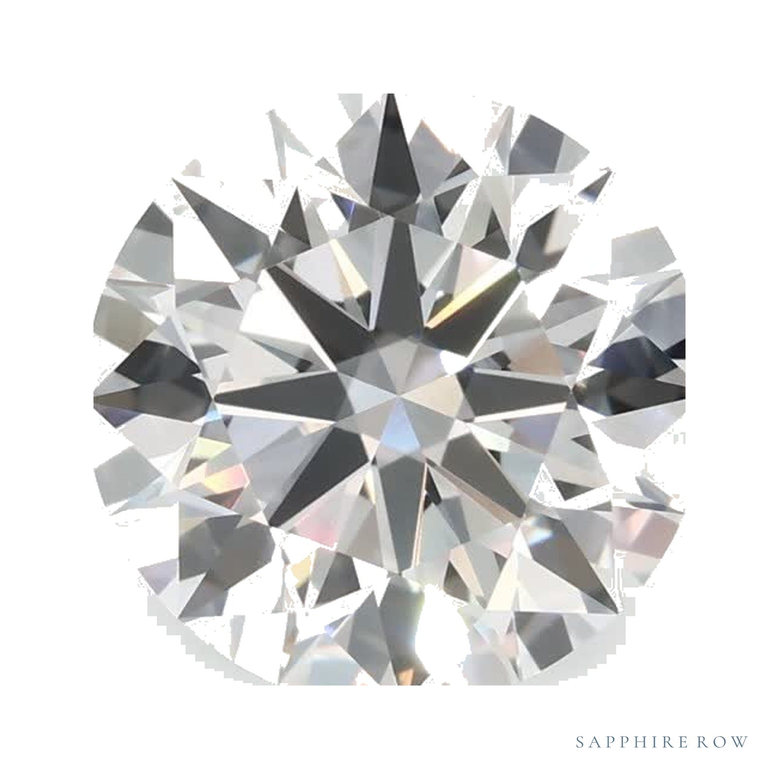 2.55 ct Round Lab-Grown Diamond – D VVS2 — Sapphire Row · cut · cut2 · cut3 · cut4