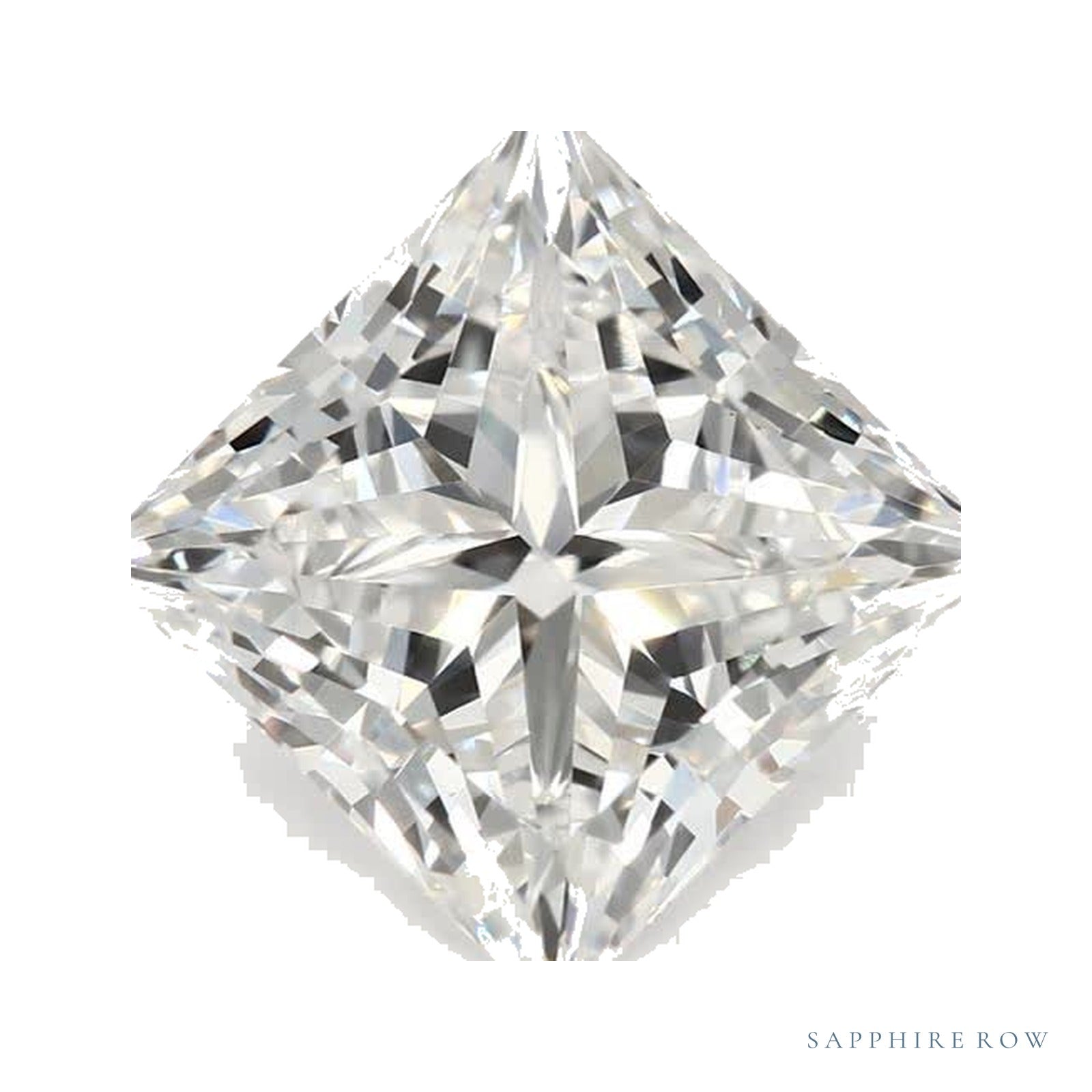 2.54 ct Square Lab-Grown Diamond – D VS1 — Sapphire Row · cut · cut2 · cut3 · cut4