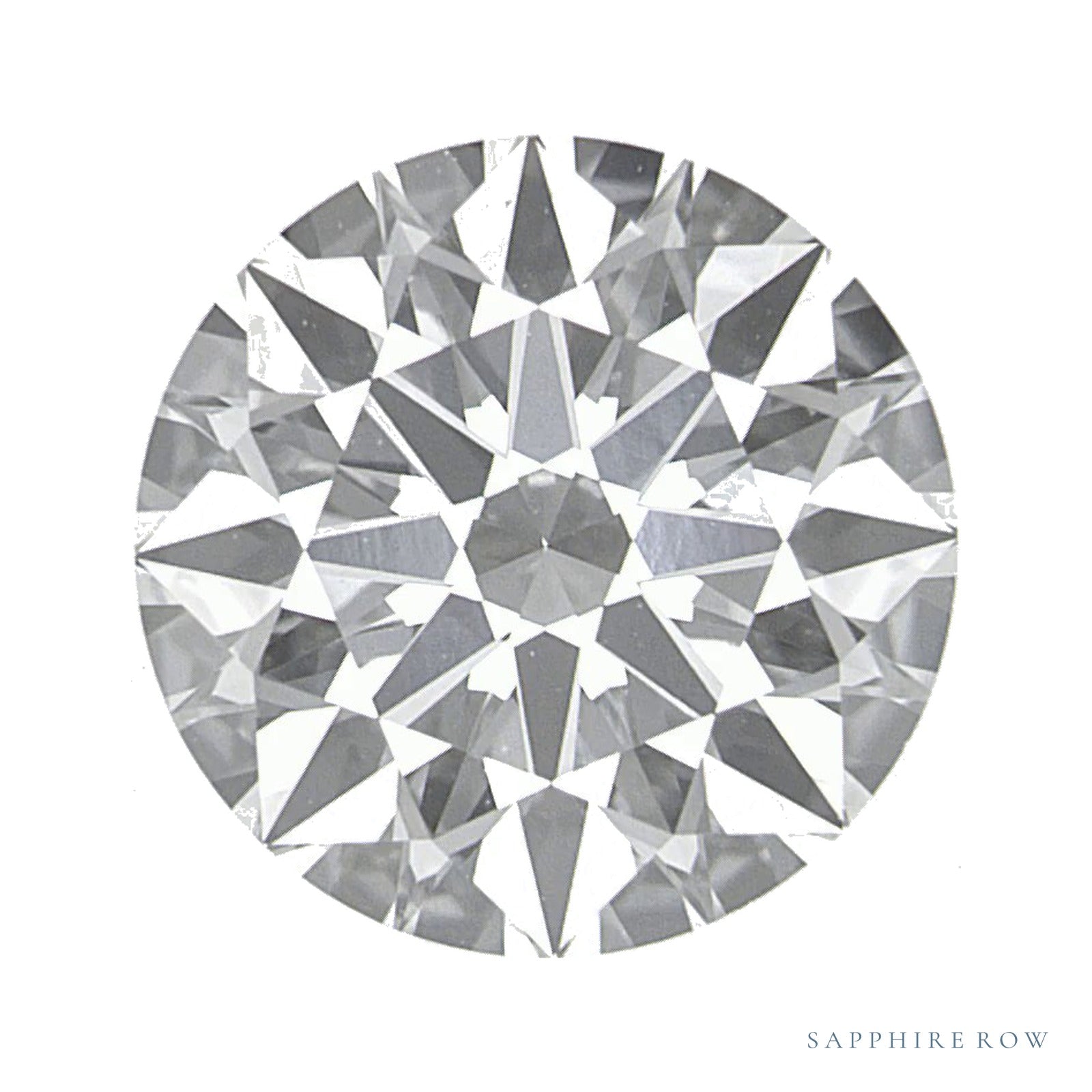 2.54 ct Round Lab-Grown Diamond – D VS1 — Sapphire Row · cut · cut2 · cut4