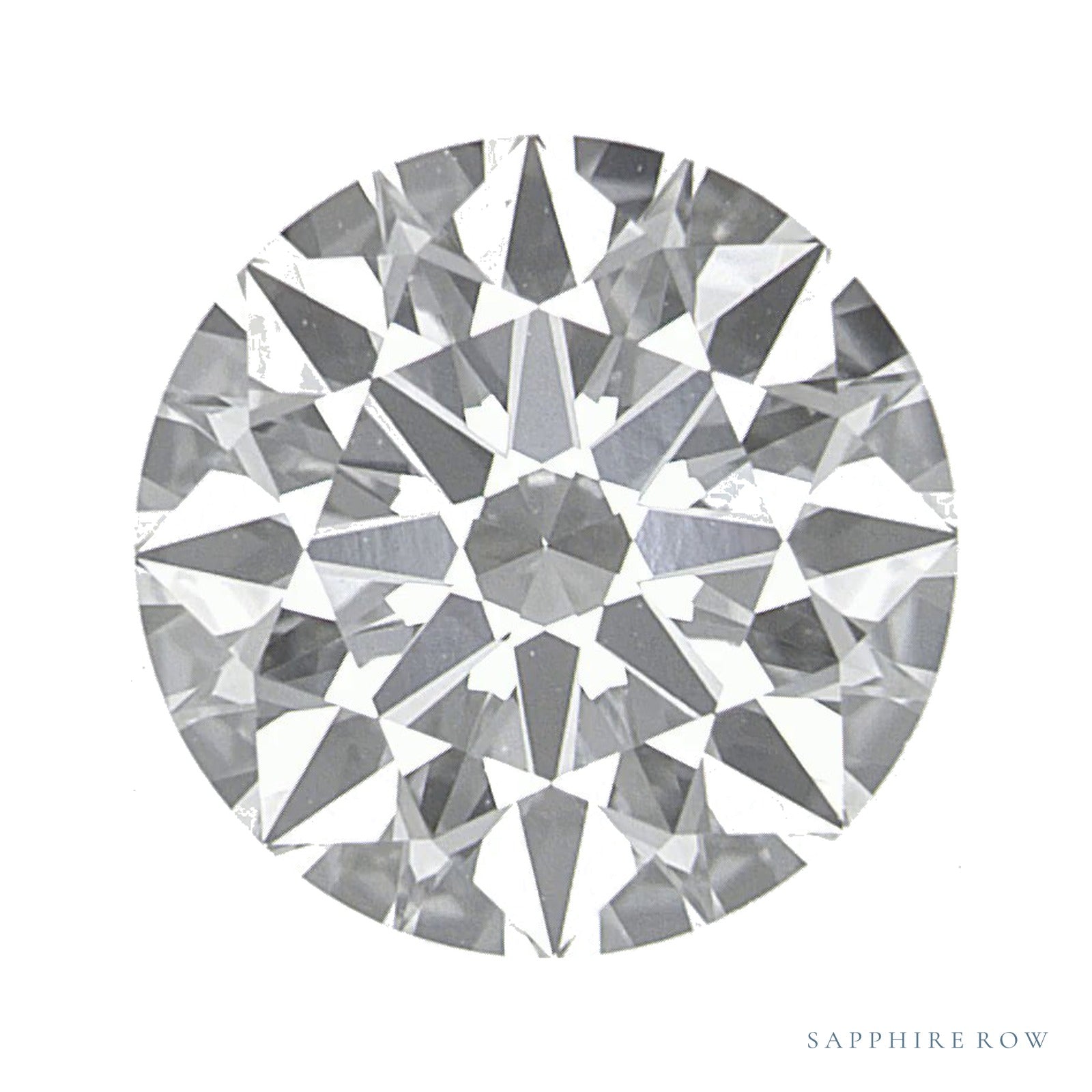 2.54 ct Round Lab-Grown Diamond – D VS1 — Sapphire Row · cut · cut2 · cut4