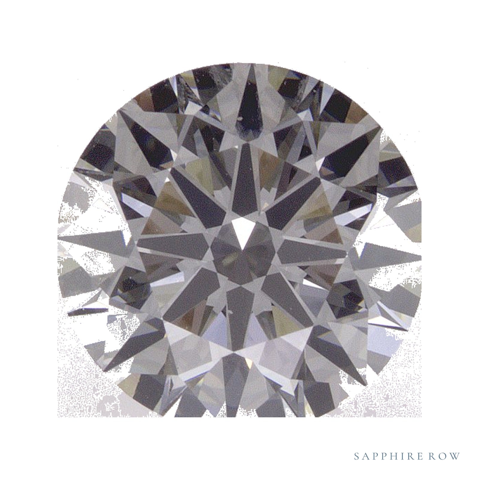 2.52 ct lab-grown diamond, round cut | Sapphire Row · cut4