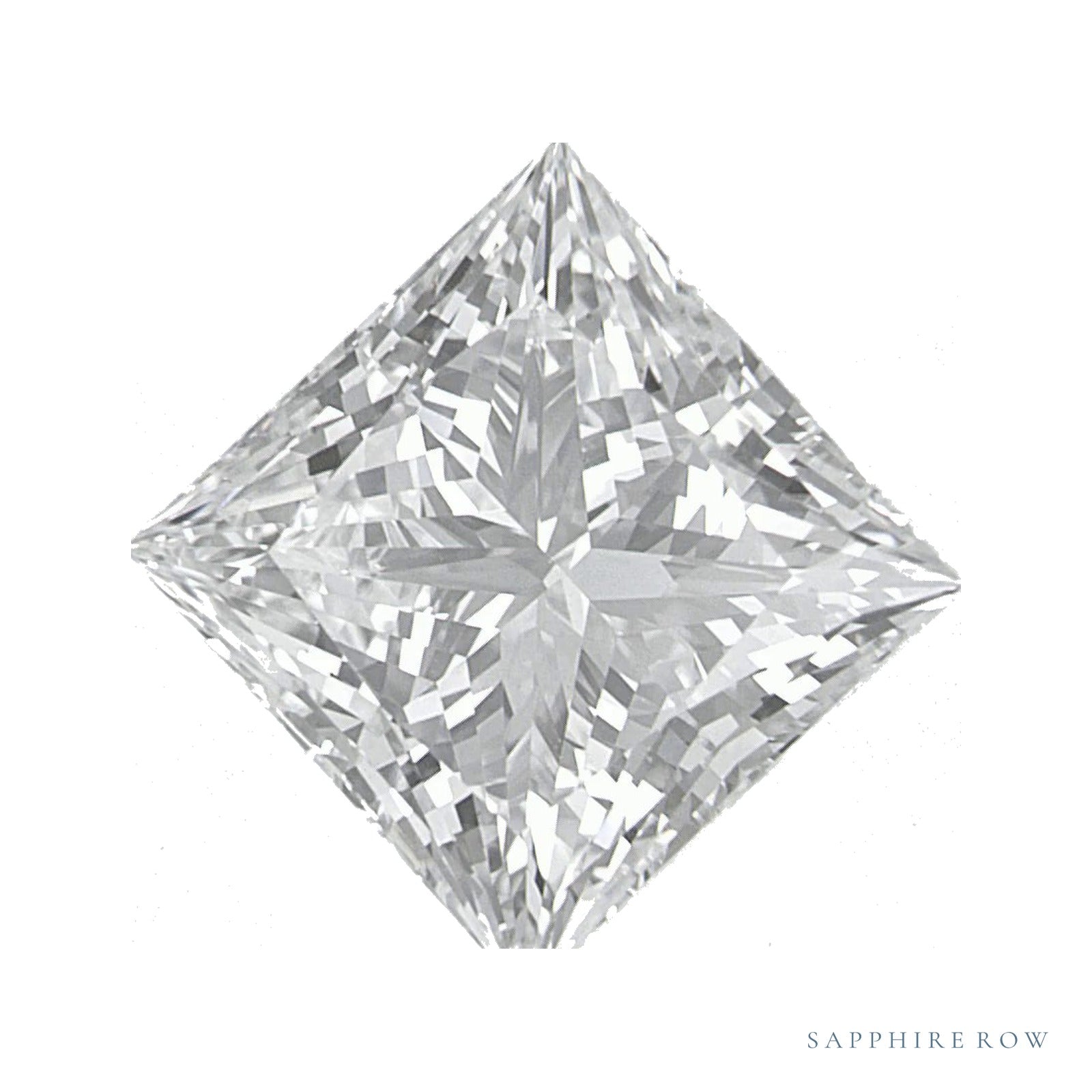 2.52 ct lab-grown diamond, square cut | Sapphire Row · cut4