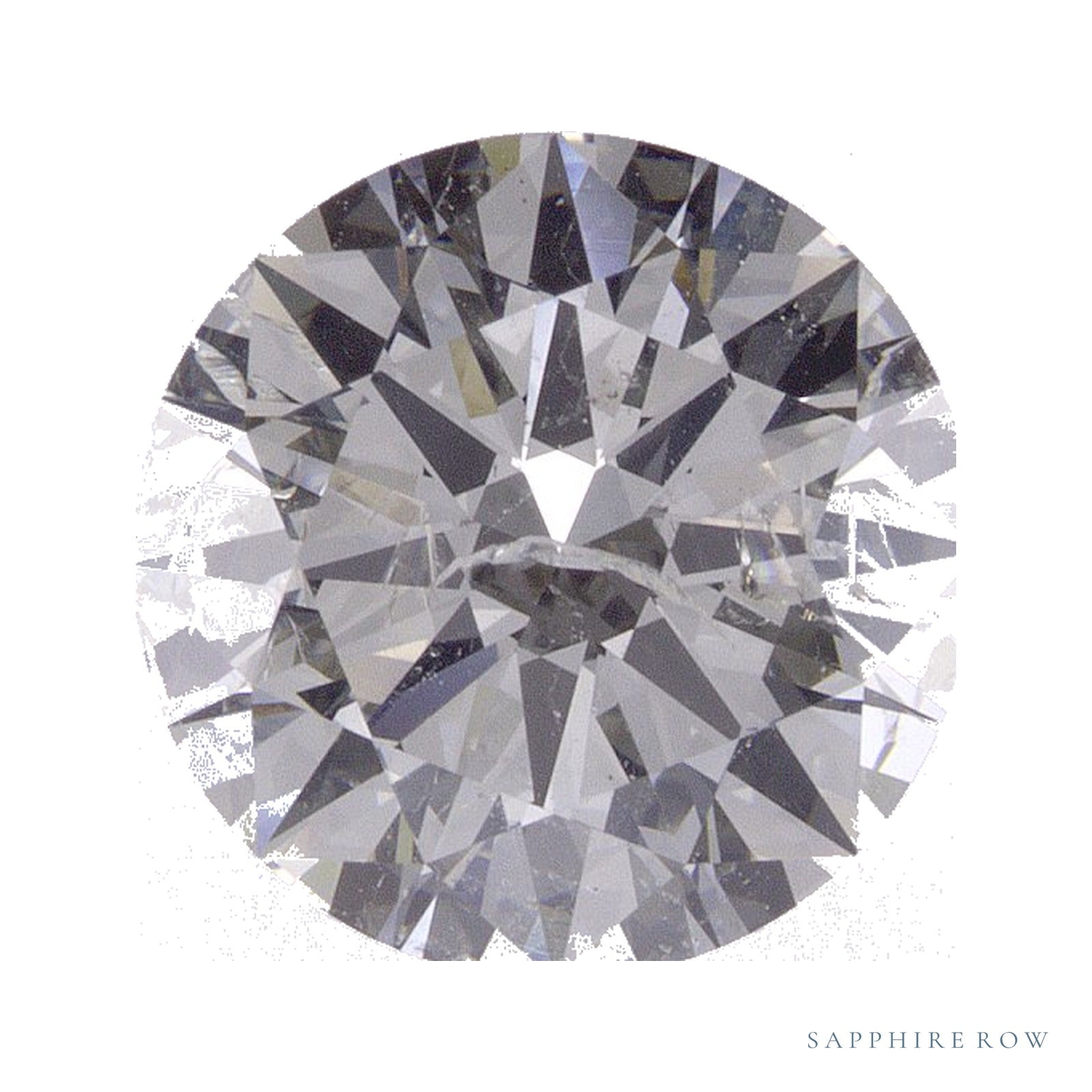 2.50 ct natural diamond, round cut | Sapphire Row