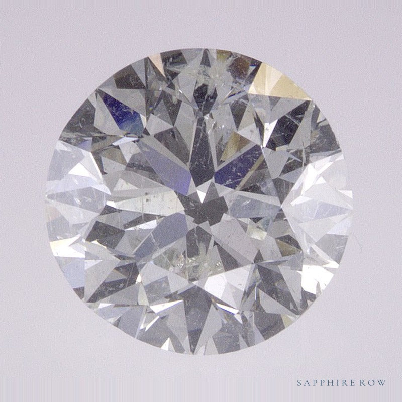 2.50 ct natural diamond, round cut | Sapphire Row · cut7