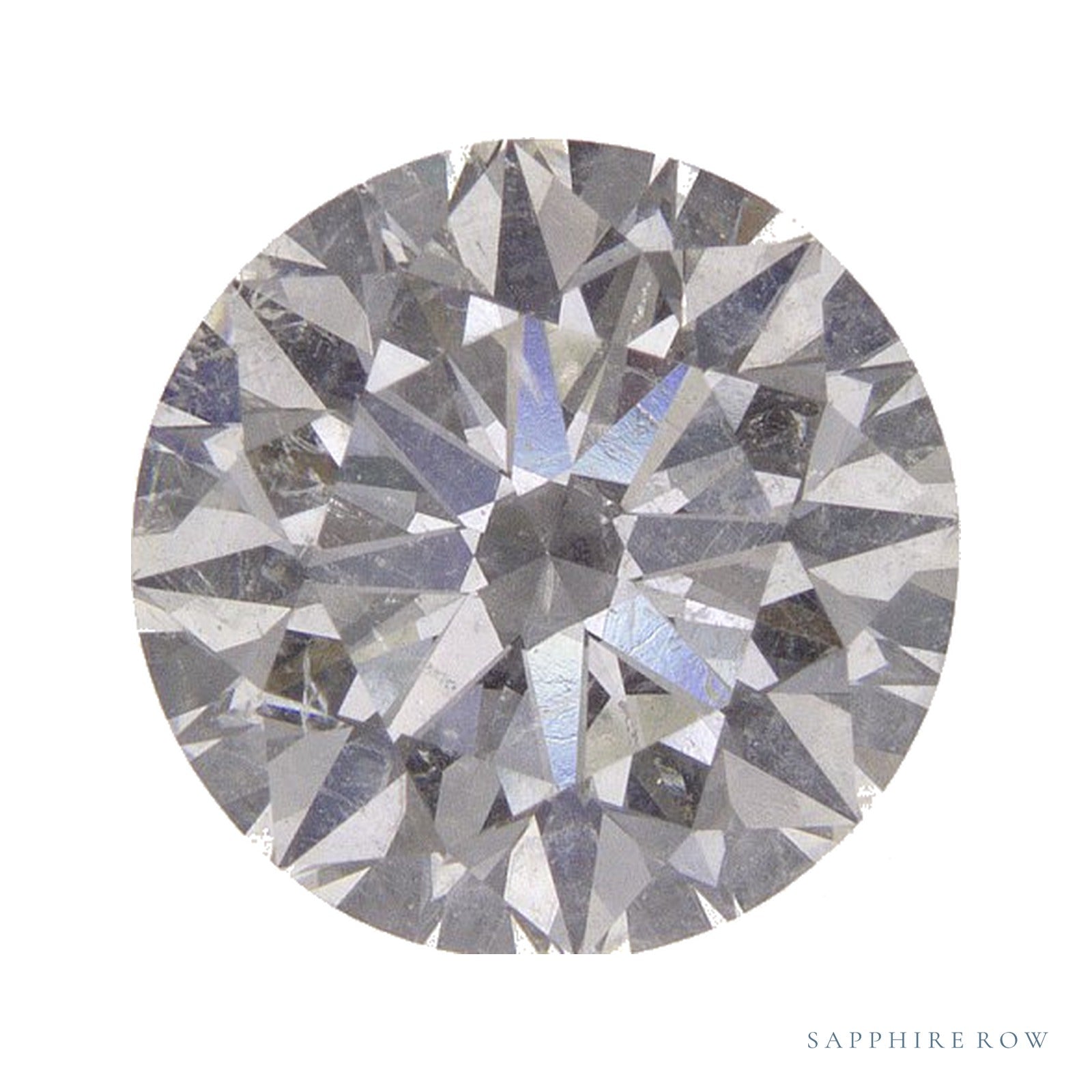 2.50 ct Round Natural Diamond – I SI2 — Sapphire Row · cut · cut2 · cut3 · cut4