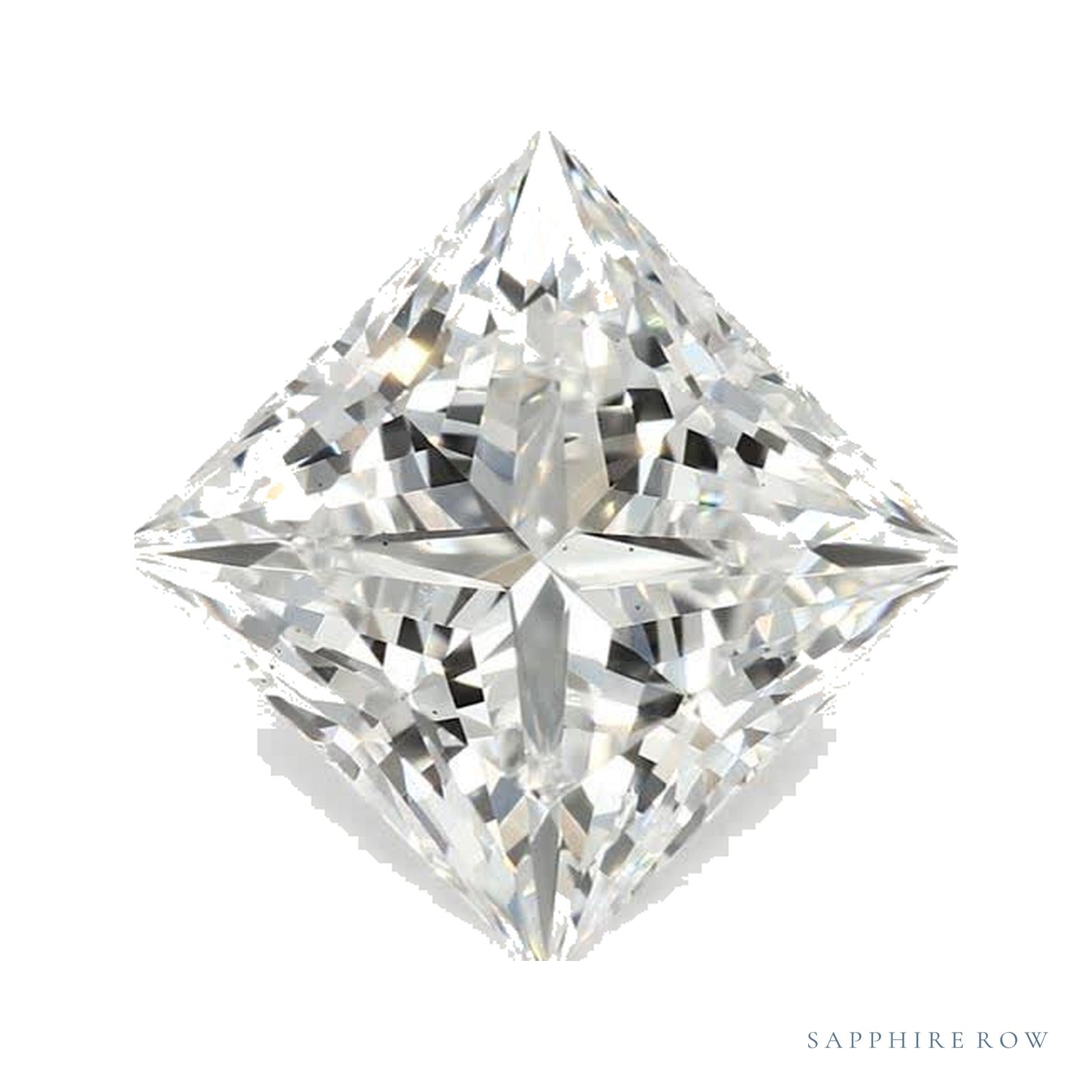 2.50 ct Square Lab-Grown Diamond – E VS2 — Sapphire Row · cut · cut2 · cut3 · cut4