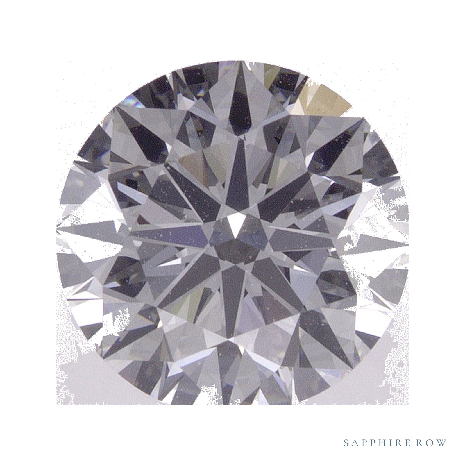 2.45 ct lab-grown diamond, round cut | Sapphire Row · cut4