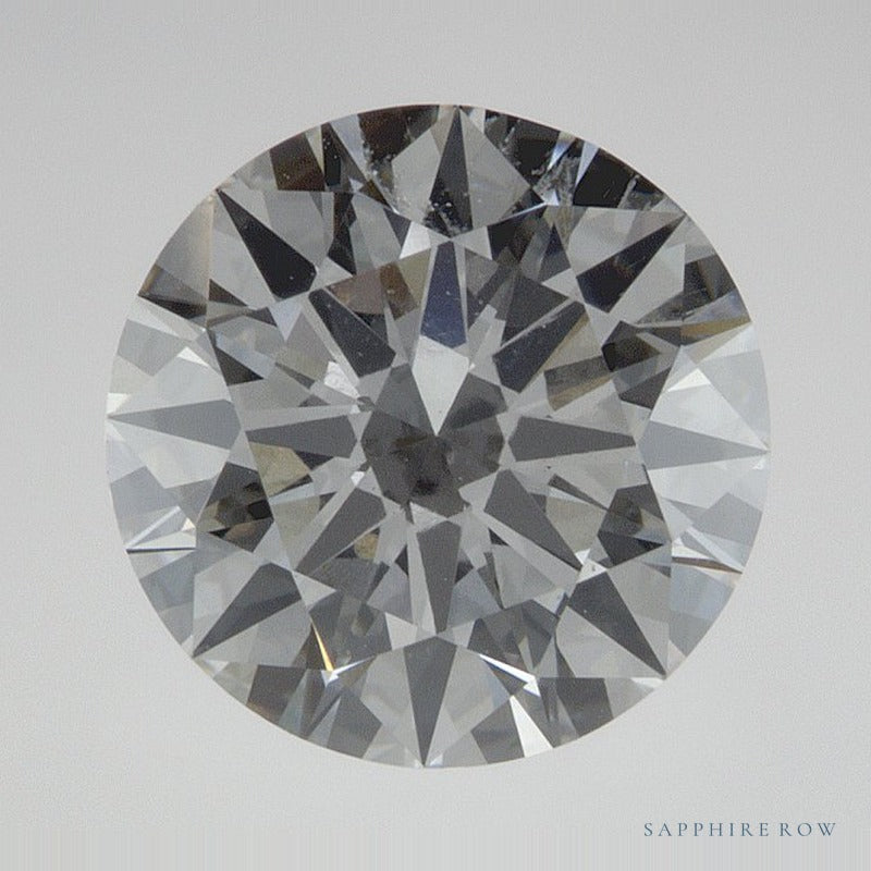 2.43 ct lab-grown diamond, round cut | Sapphire Row · cut7