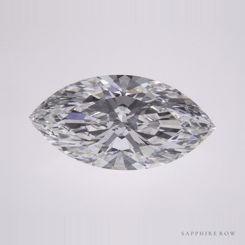 2.43 ct lab-grown diamond, marquise cut | Sapphire Row · cut7