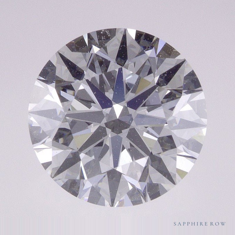 2.43 ct lab-grown diamond, round cut | Sapphire Row · cut7