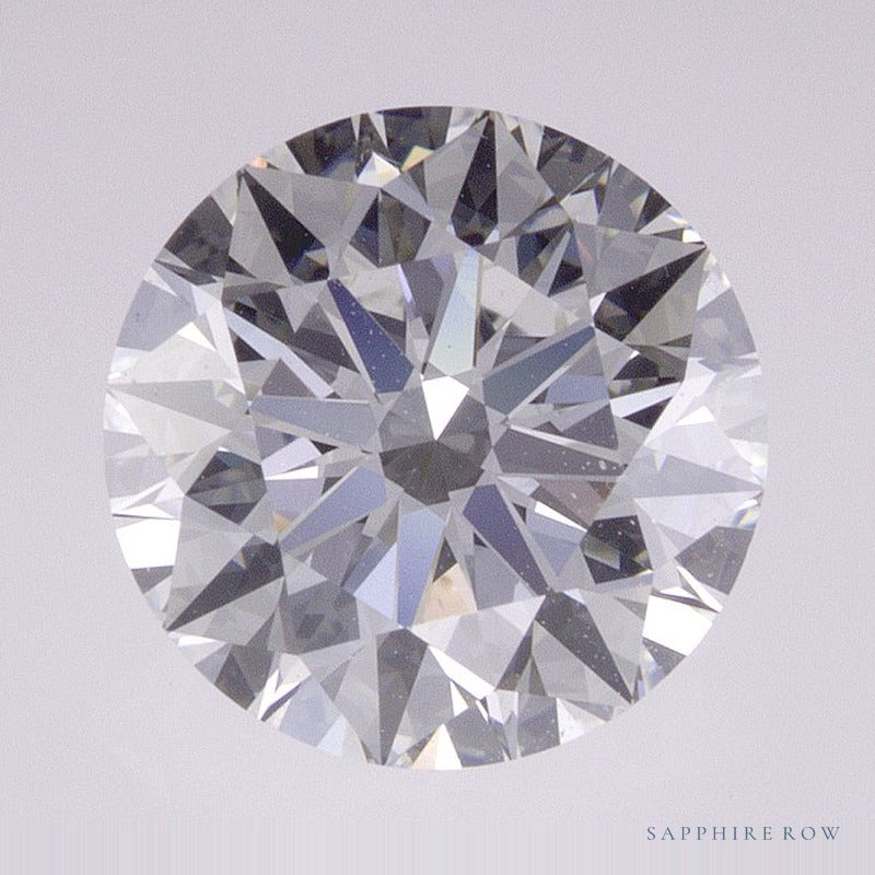 2.42 ct lab-grown diamond, round cut | Sapphire Row · cut7