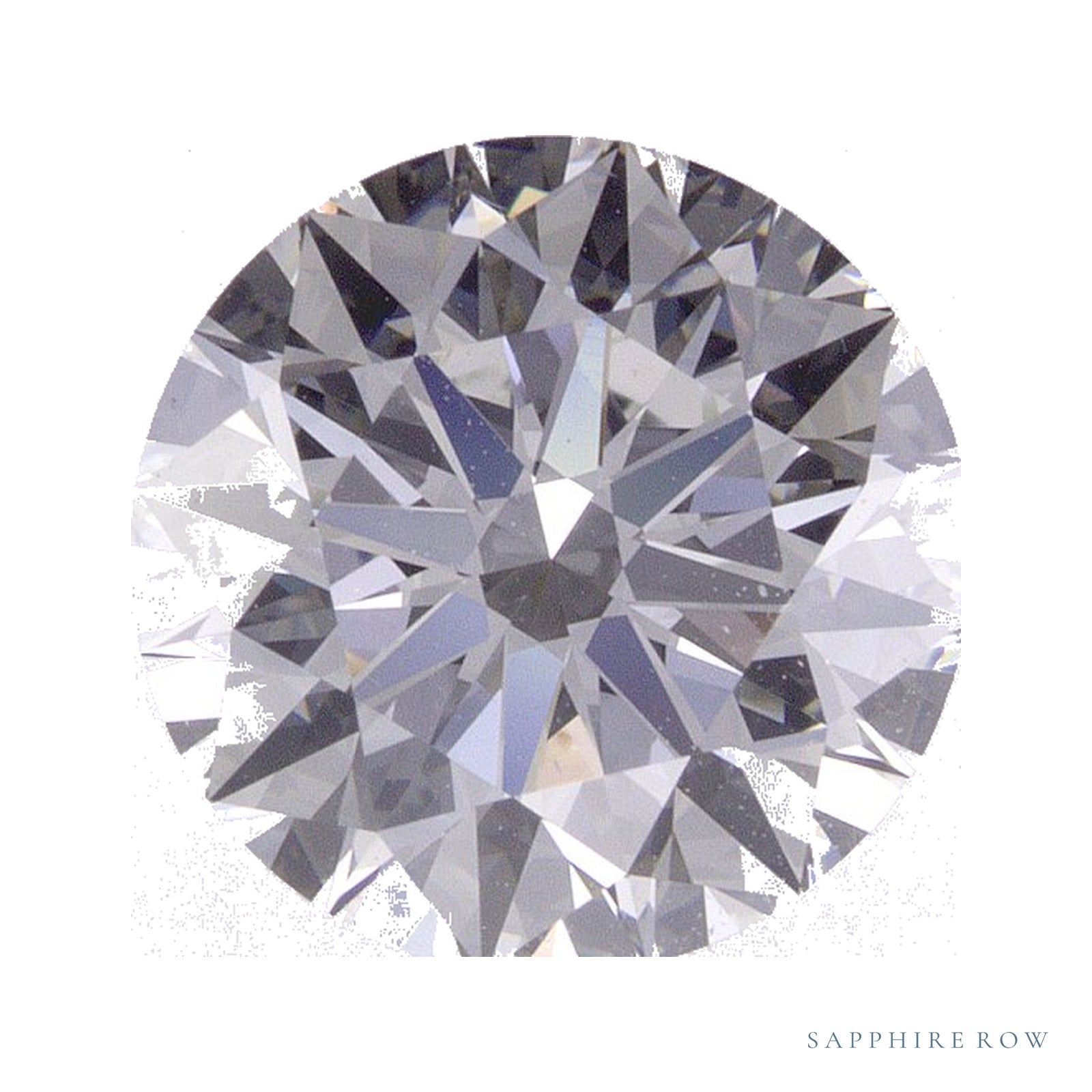 2.42 ct lab-grown diamond, round cut | Sapphire Row · cut4