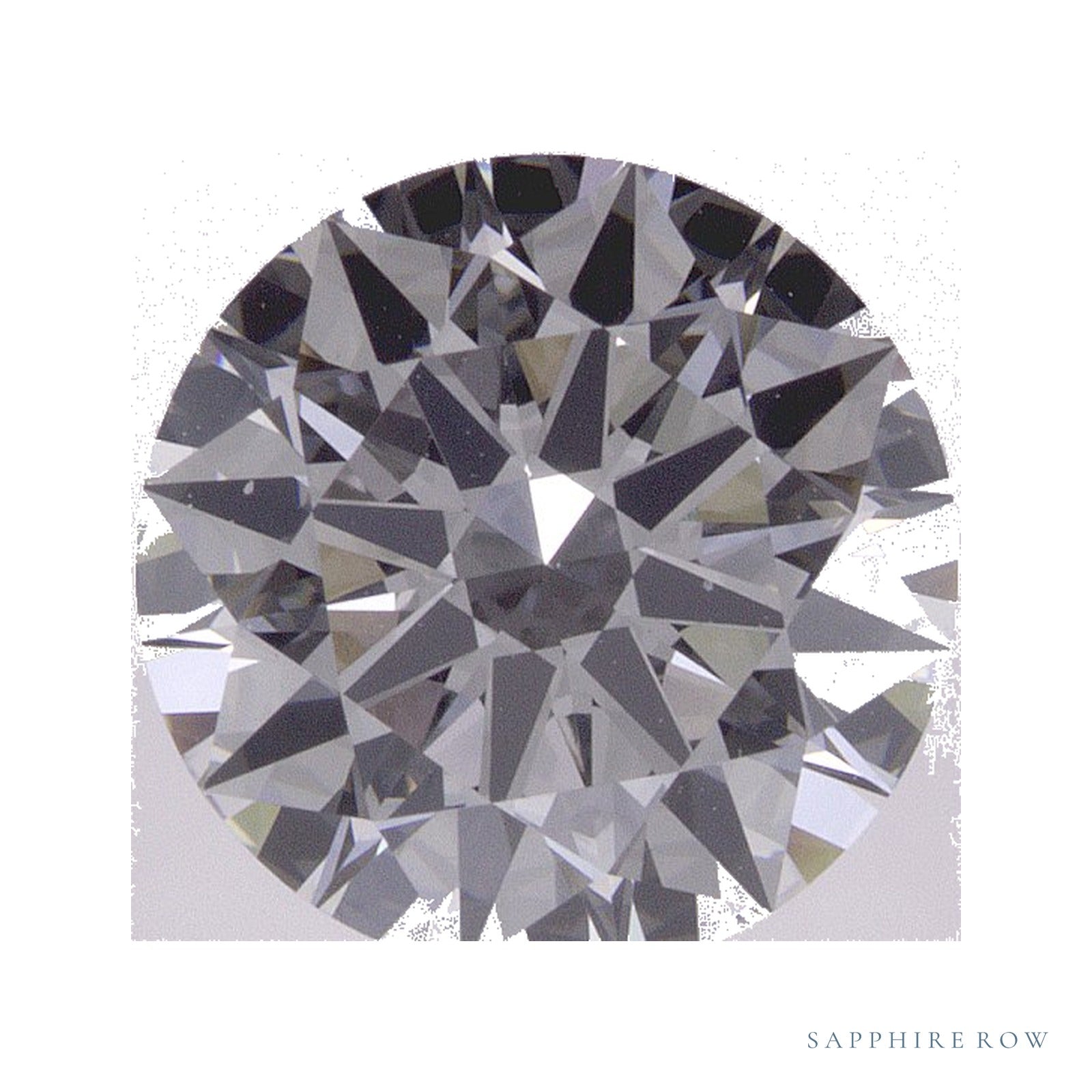 2.41 ct lab-grown diamond, round cut | Sapphire Row · cut4