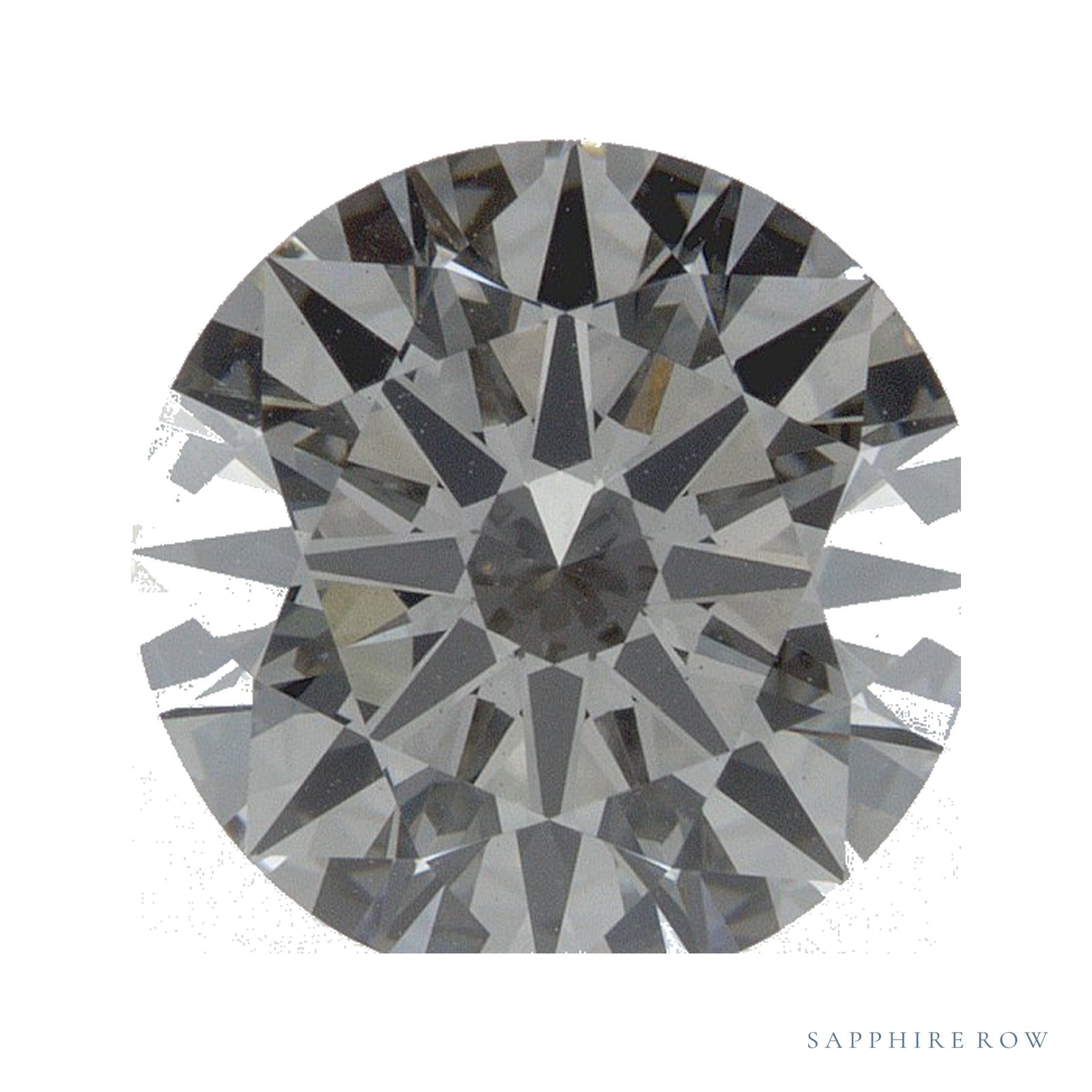 2.40 ct lab-grown diamond, round cut | Sapphire Row · cut4