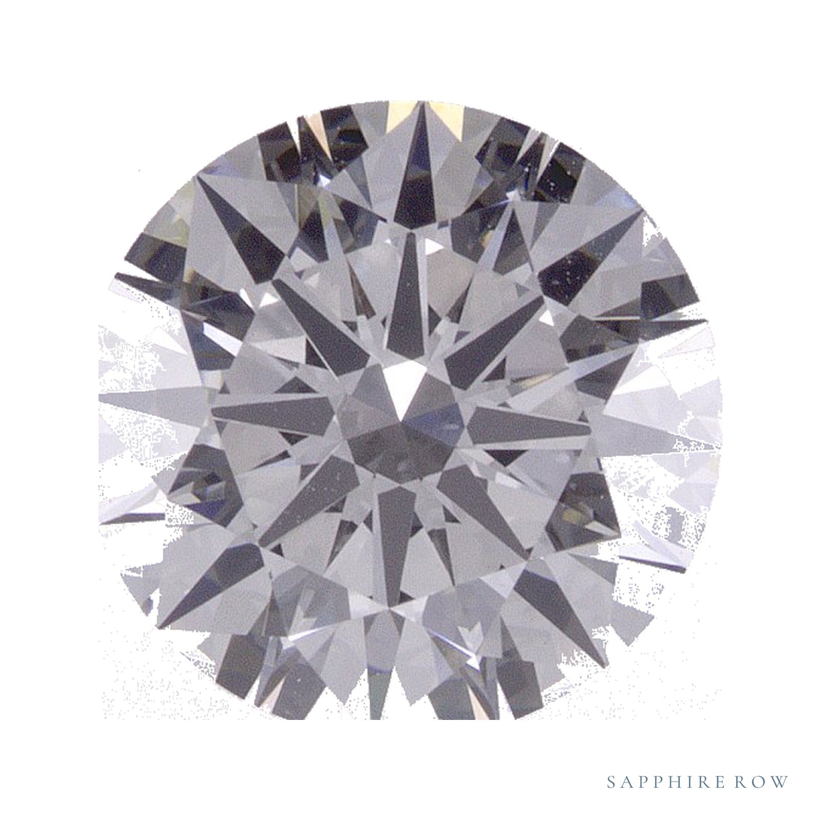 2.40 ct lab-grown diamond, round cut | Sapphire Row · cut4