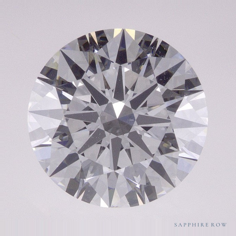2.40 ct lab-grown diamond, round cut | Sapphire Row · cut7