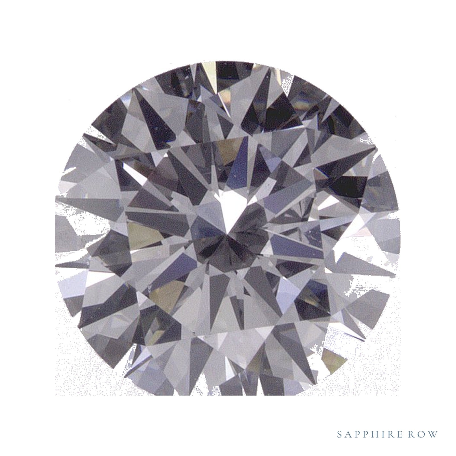 2.40 ct lab-grown diamond, round cut | Sapphire Row · cut4