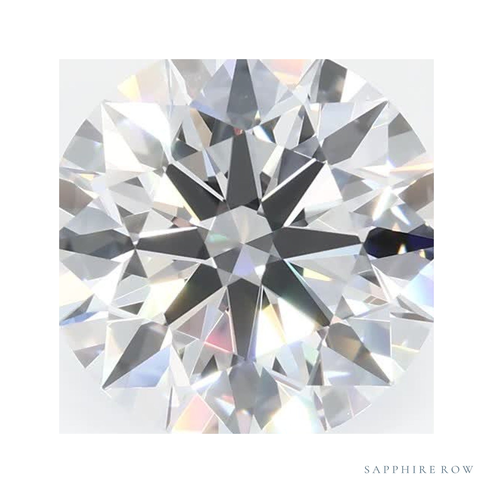 2.39 ct lab-grown diamond, round cut | Sapphire Row · cut4