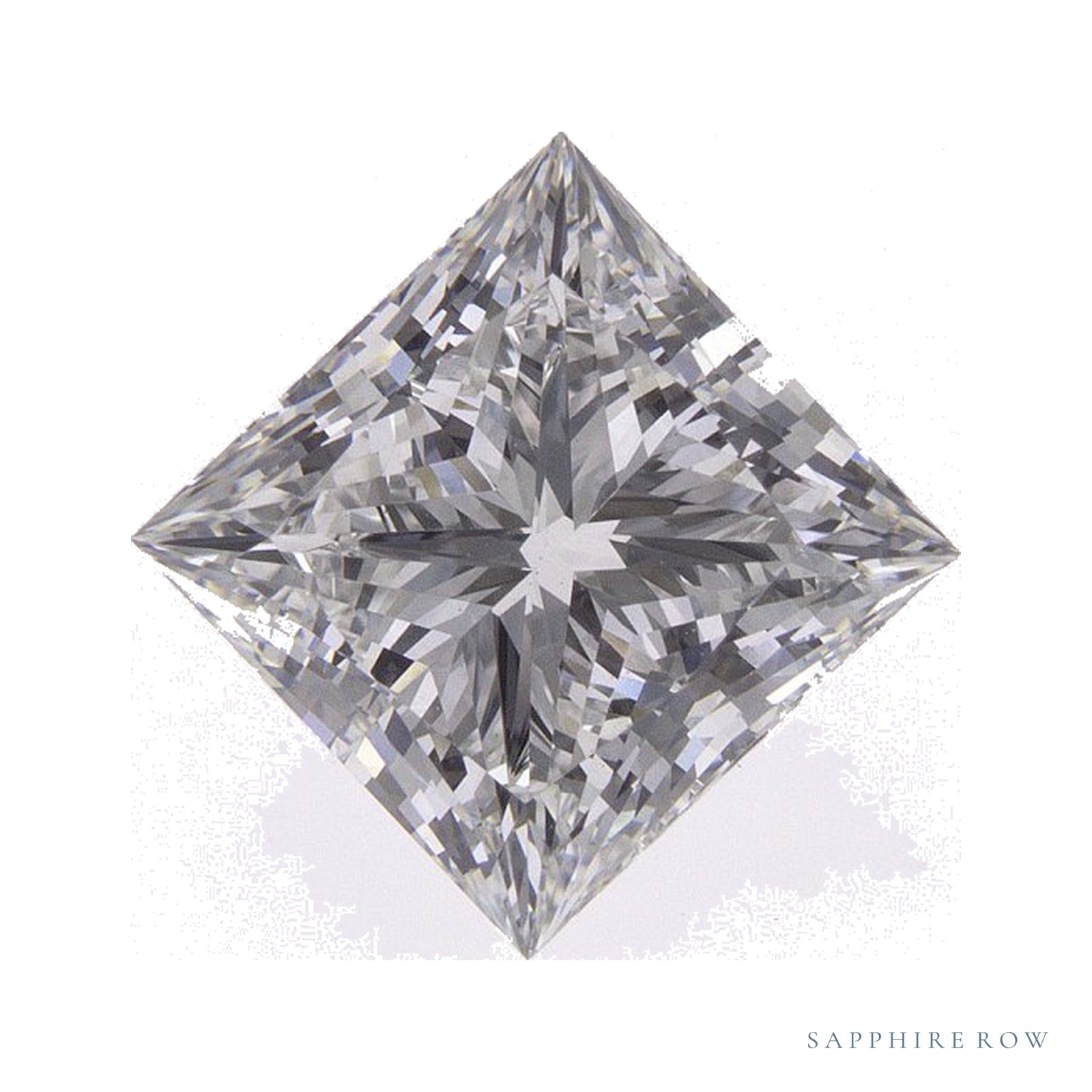 2.39 ct lab-grown diamond, square cut | Sapphire Row · cut4