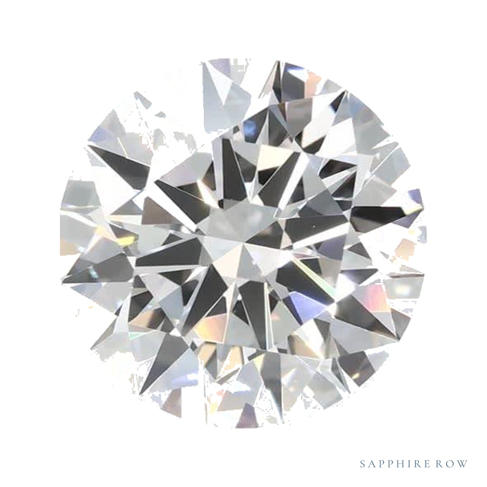 2.39 ct lab-grown diamond, round cut | Sapphire Row · cut4