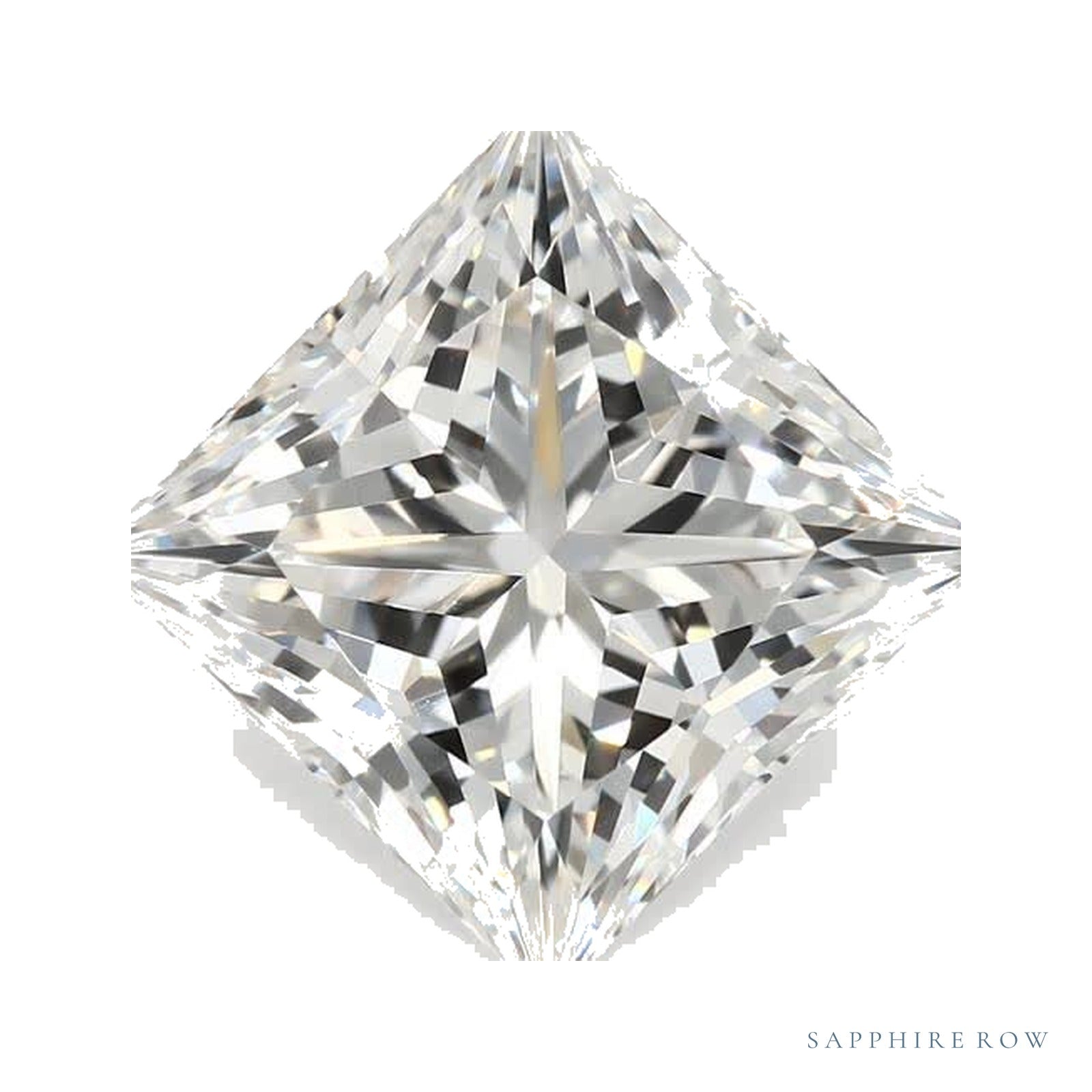 2.38 ct Square Lab-Grown Diamond – F VVS2 — Sapphire Row · cut · cut2 · cut3 · cut4