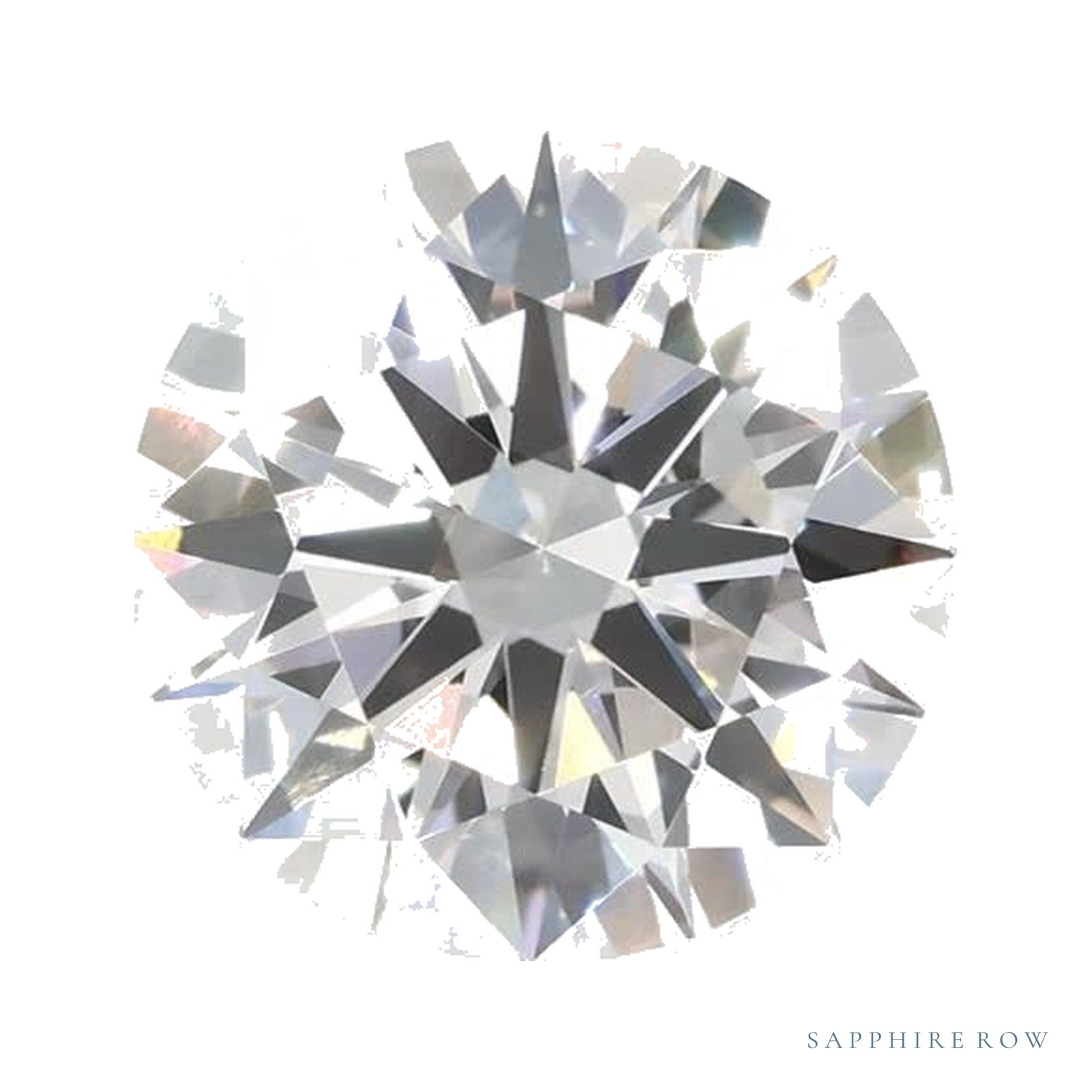 2.35 ct lab-grown diamond, round cut | Sapphire Row · cut4
