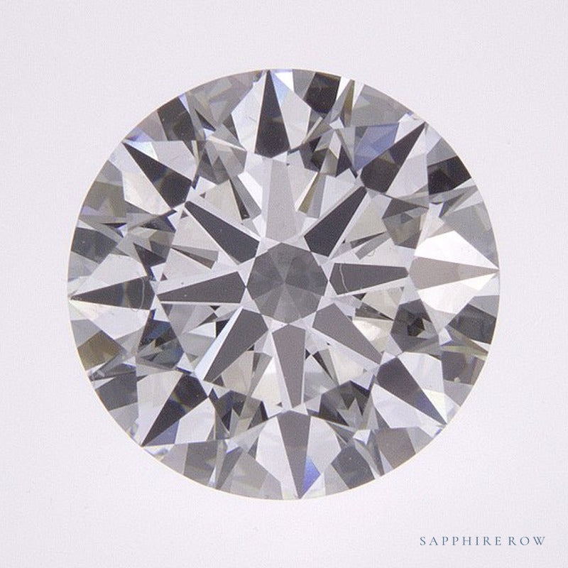 2.35 ct lab-grown diamond, round cut | Sapphire Row · cut7