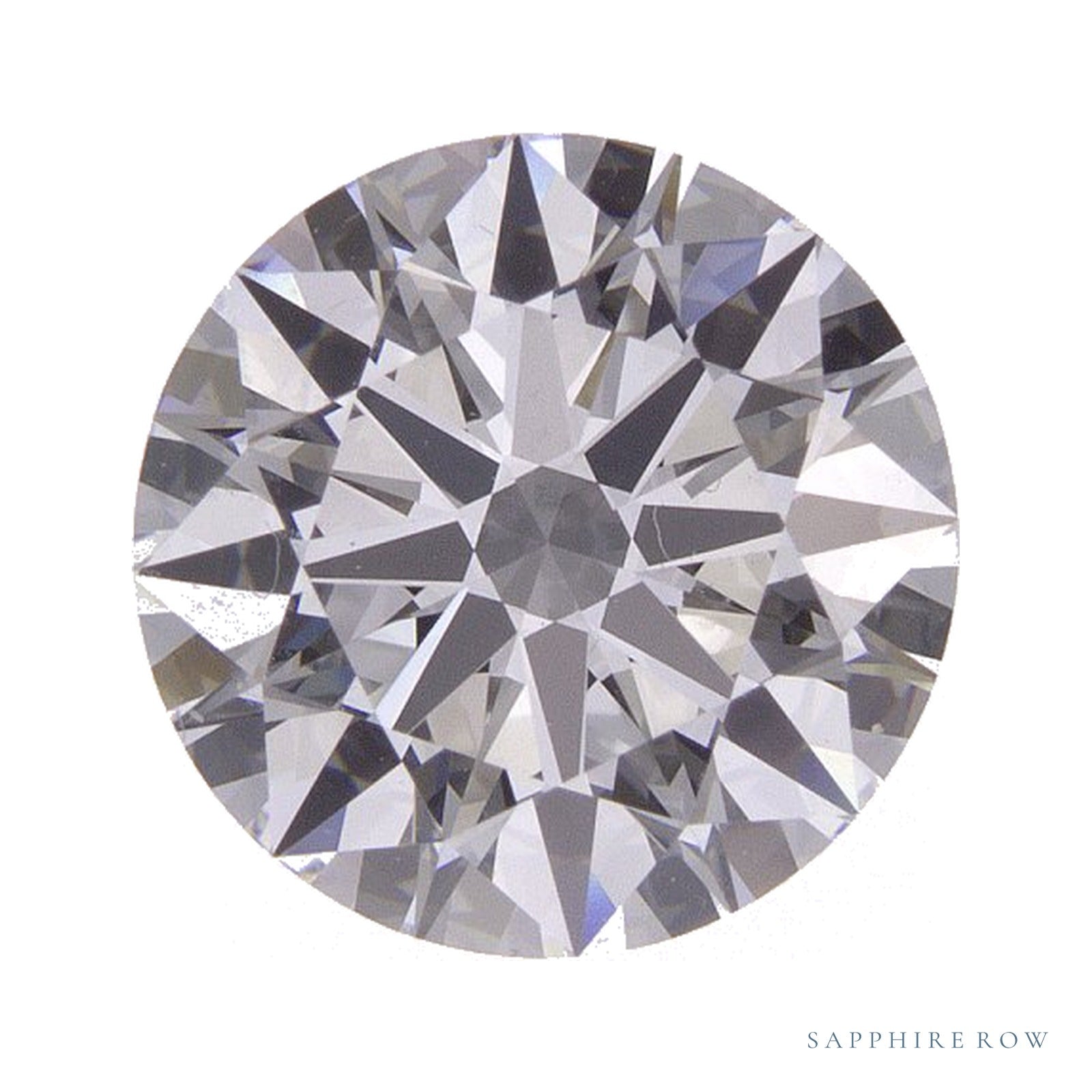 2.35 ct lab-grown diamond, round cut | Sapphire Row · cut4